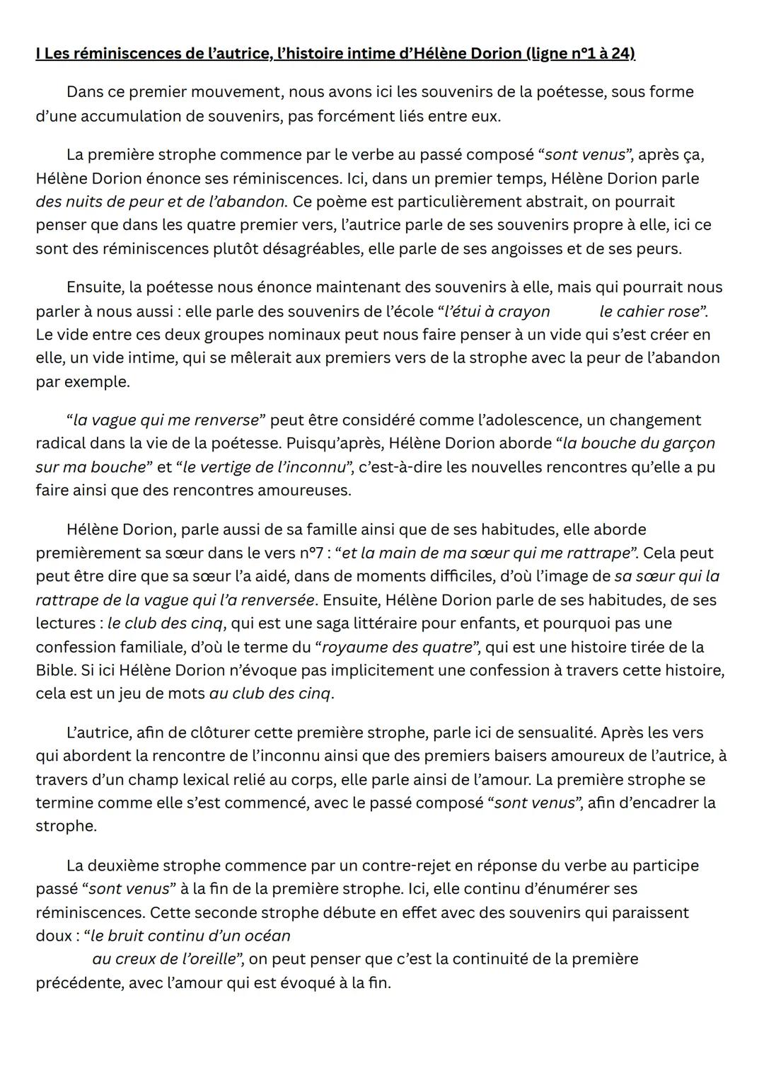 Helene Dorion; extrait de
"Avantta muit
Introduction
Bonjour ! Je vais vous présenter ce texte, qui est un poème de la poète/poétesse Hélène