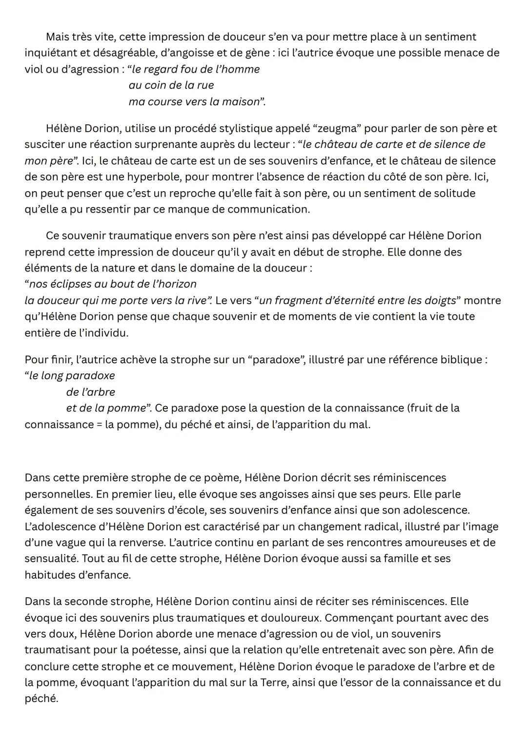 Helene Dorion; extrait de
"Avantta muit
Introduction
Bonjour ! Je vais vous présenter ce texte, qui est un poème de la poète/poétesse Hélène