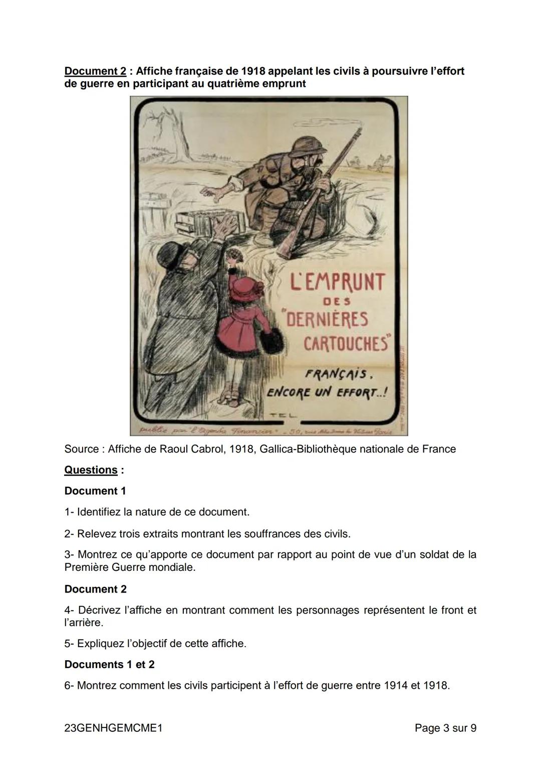 # DIPLÔME NATIONAL DU BREVET
SESSION 2023
# HISTOIRE-GÉOGRAPHIE
ENSEIGNEMENT MORAL ET CIVIQUE
Série générale
Durée de l'épreuve : 2 heure