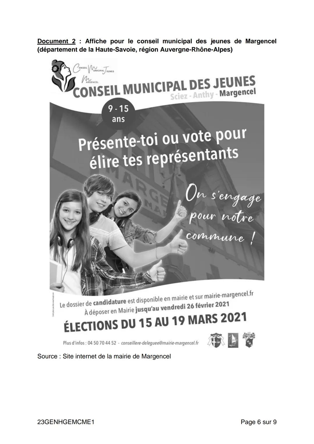 # DIPLÔME NATIONAL DU BREVET
SESSION 2023
# HISTOIRE-GÉOGRAPHIE
ENSEIGNEMENT MORAL ET CIVIQUE
Série générale
Durée de l'épreuve : 2 heure