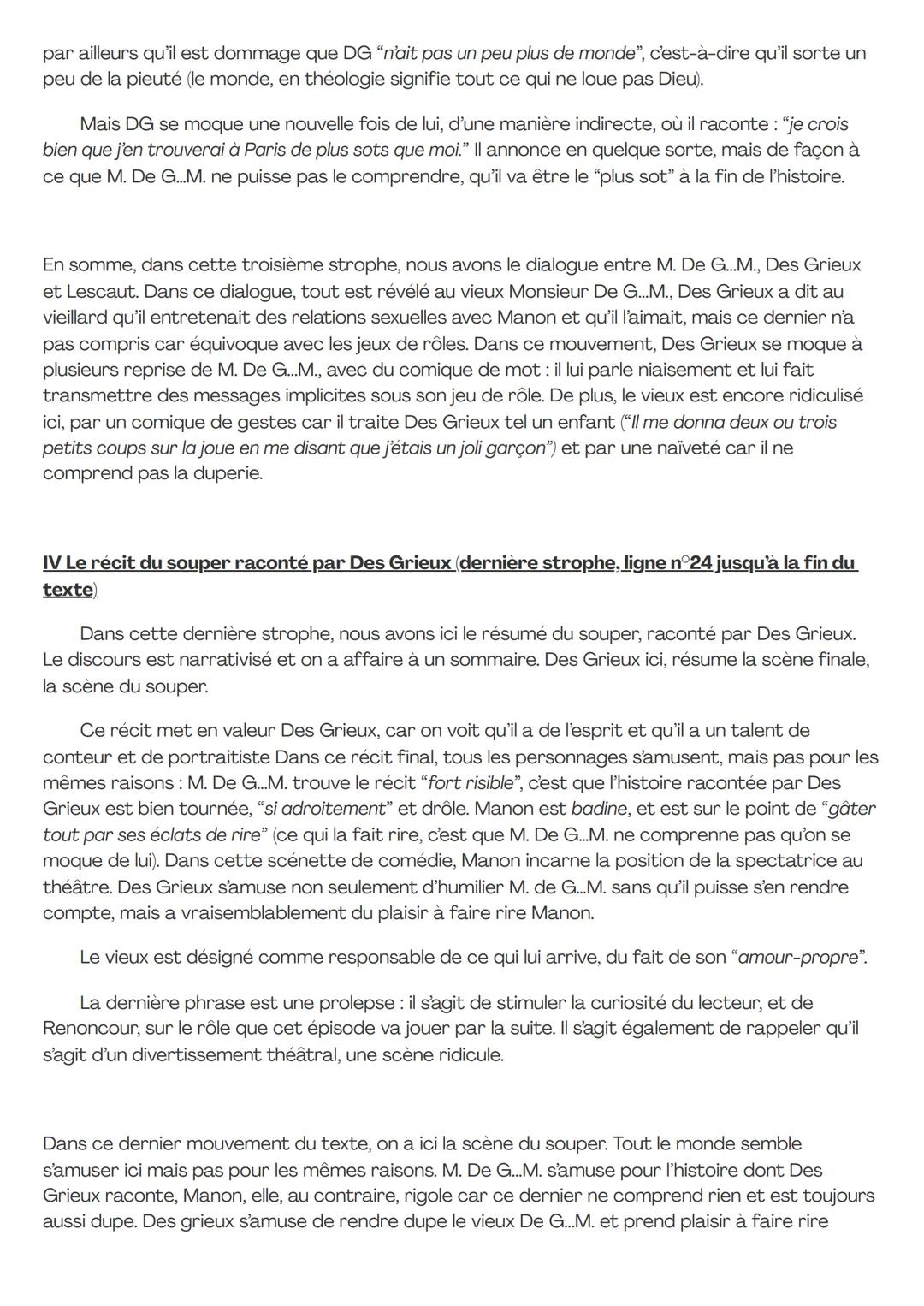 Manon Lescaut l'Abbé Prévost
Une petite comédie innoncente?
Introduction
Bonjour! Je vais vous présenter ce texte, qui est un extrait du rom