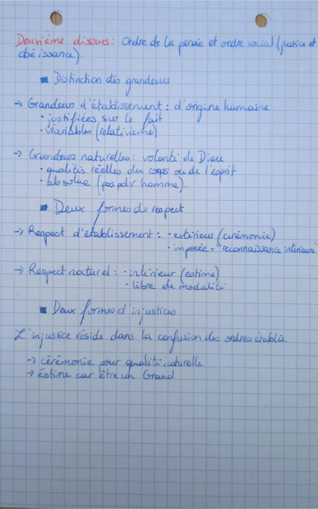 •PHILO
Trois Disoups sur la condit, des Grands
Premier disours: Grandeur naturelle et grandeur sociale
Parabole de la Condition humaine
Para