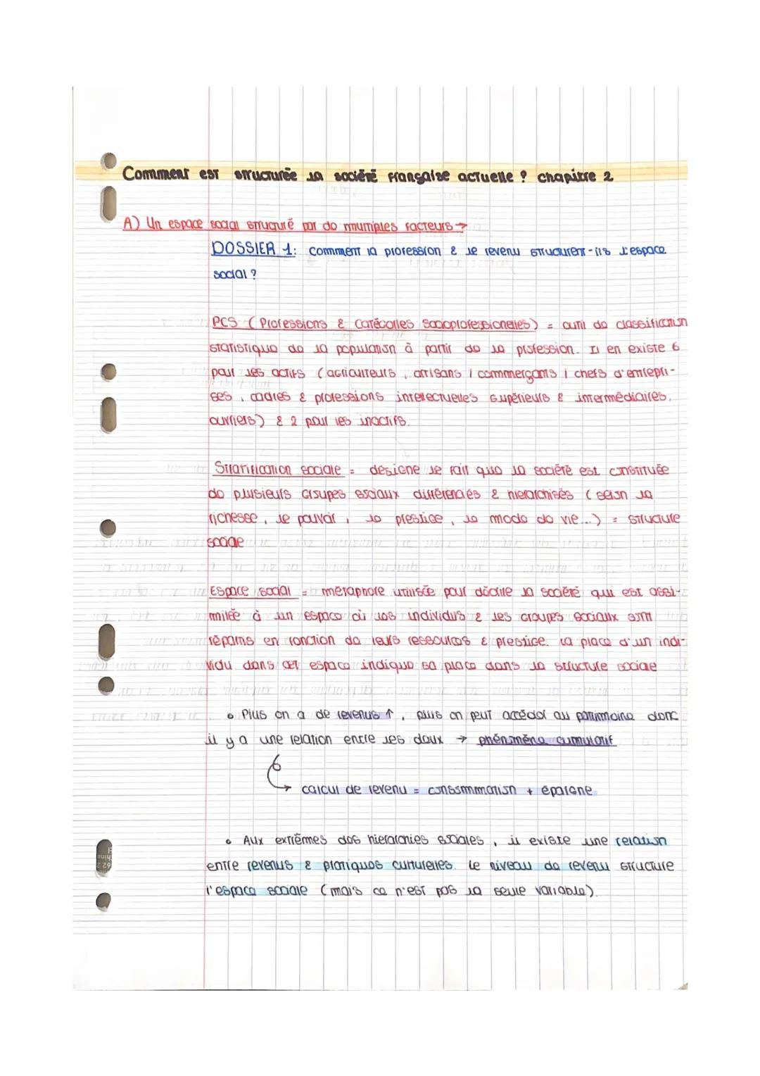 Comment est-elle structurée la société française actuelle?