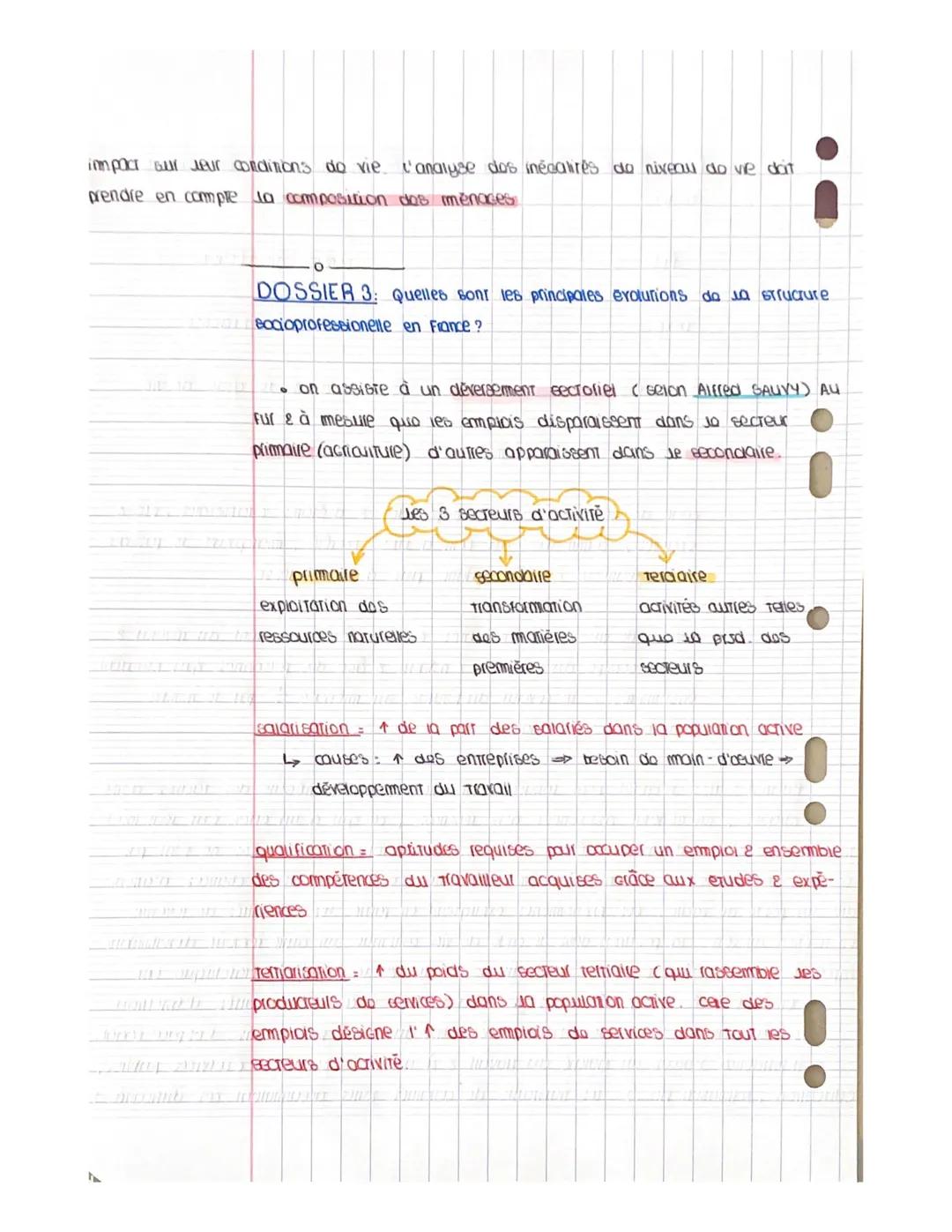 Comment est structurée un société française actuelle chapitre 2
A) Un espace social structure par do mumples facteurs
DOSSIER 1: Comment la