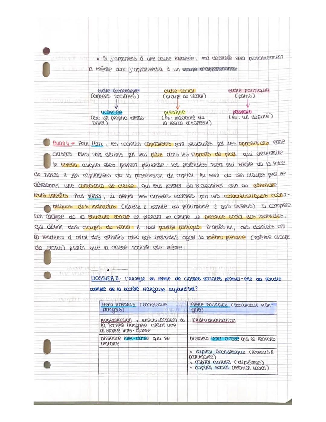 Comment est structurée un société française actuelle chapitre 2
A) Un espace social structure par do mumples facteurs
DOSSIER 1: Comment la