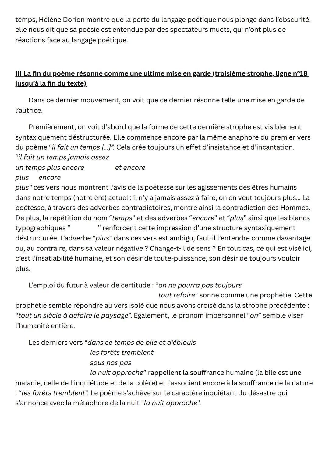 Helene Dorion; extrait de
• L'onde du chang
Introduction
Bonjour! Je vais vous présenter ce texte, qui est un poème de la poète/poétesse Hél