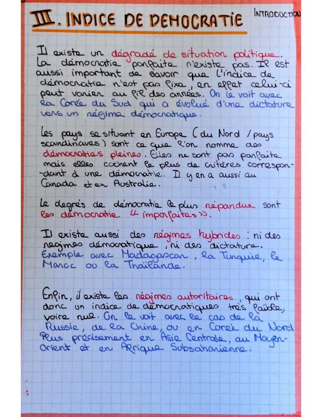 INTRODUCTION
HGGSP
THEME: LES DEMOCRATIES
I. LES PRINCIPES FONDAMENTAUX
.LA SOUVERAINETE POPULAIRE
Le peuple est à l'origine du pouvoir
(mam