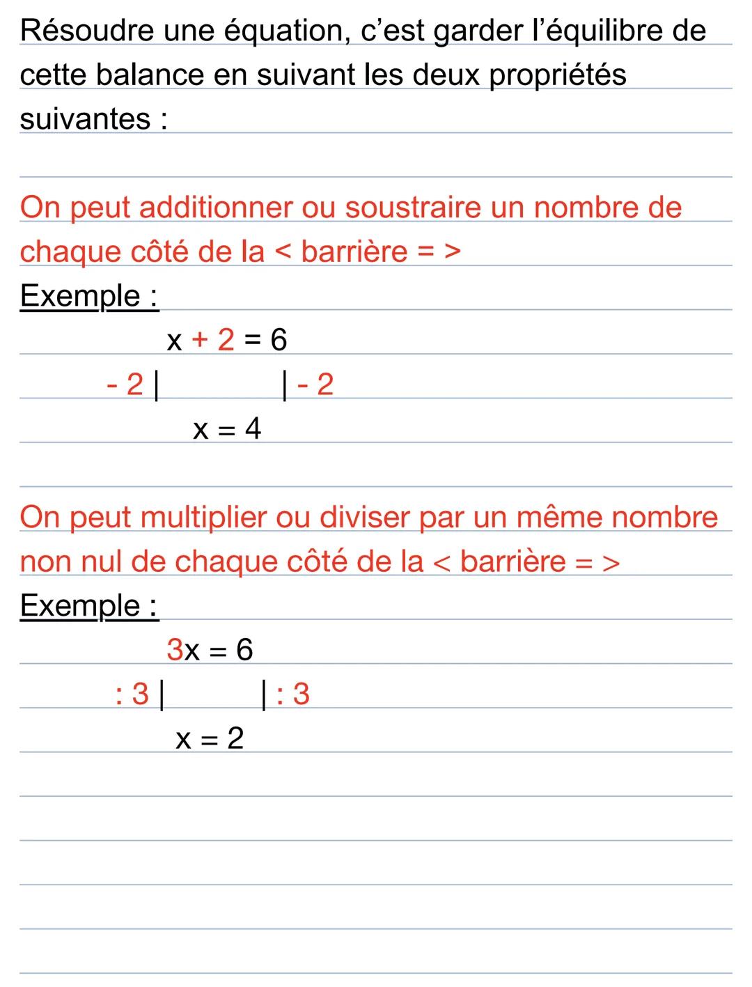 Maths
Équation du 1er degré
-1 Définition:
Une équation a une inconnue est une égalité dans
laquelle un nombre inconnu est désigné par une
l