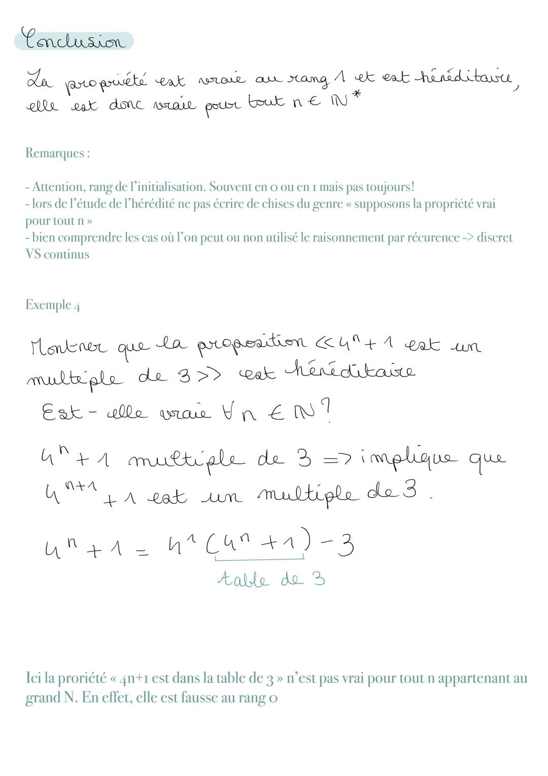Exemple 1
Chapitre 2: raisonnement par recurrence
On veut demontrer que
n
2">+1
pour
nE N
Initialisation
on
2°
vénifie que
pour
=
1
+ 1 = 1
