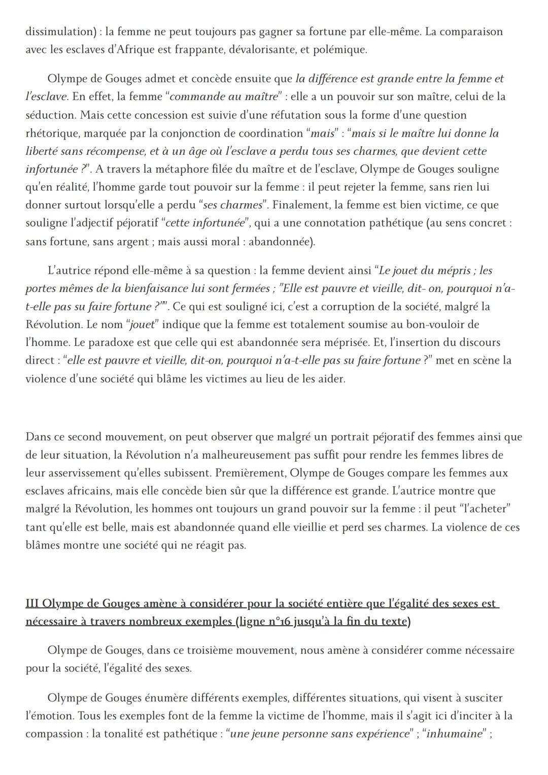 Olympe de Gouges
Postambule de la
DDFC2/2
Introduction
Bonjour ! Je vais vous présenter ce texte qui est le second extrait du postambule de