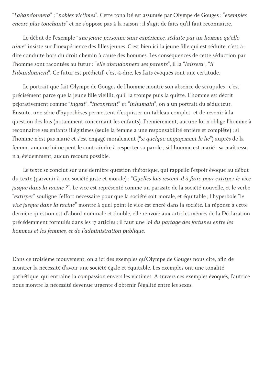 Olympe de Gouges
Postambule de la
DDFC2/2
Introduction
Bonjour ! Je vais vous présenter ce texte qui est le second extrait du postambule de