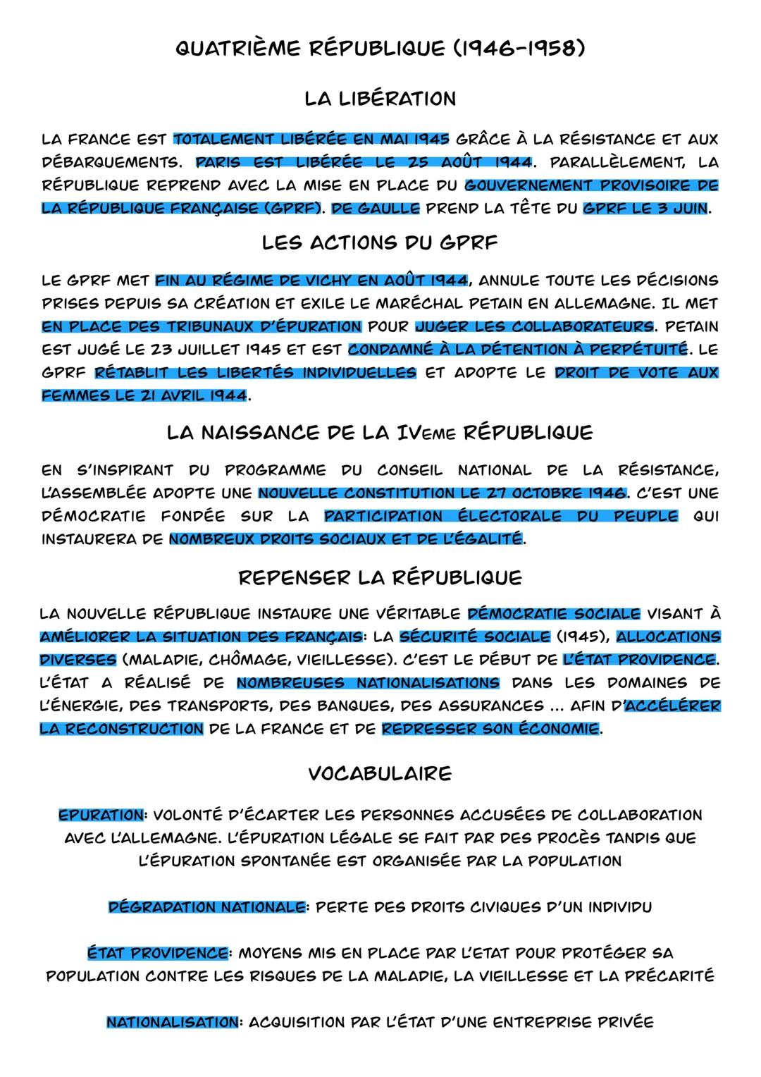 La quatrième république