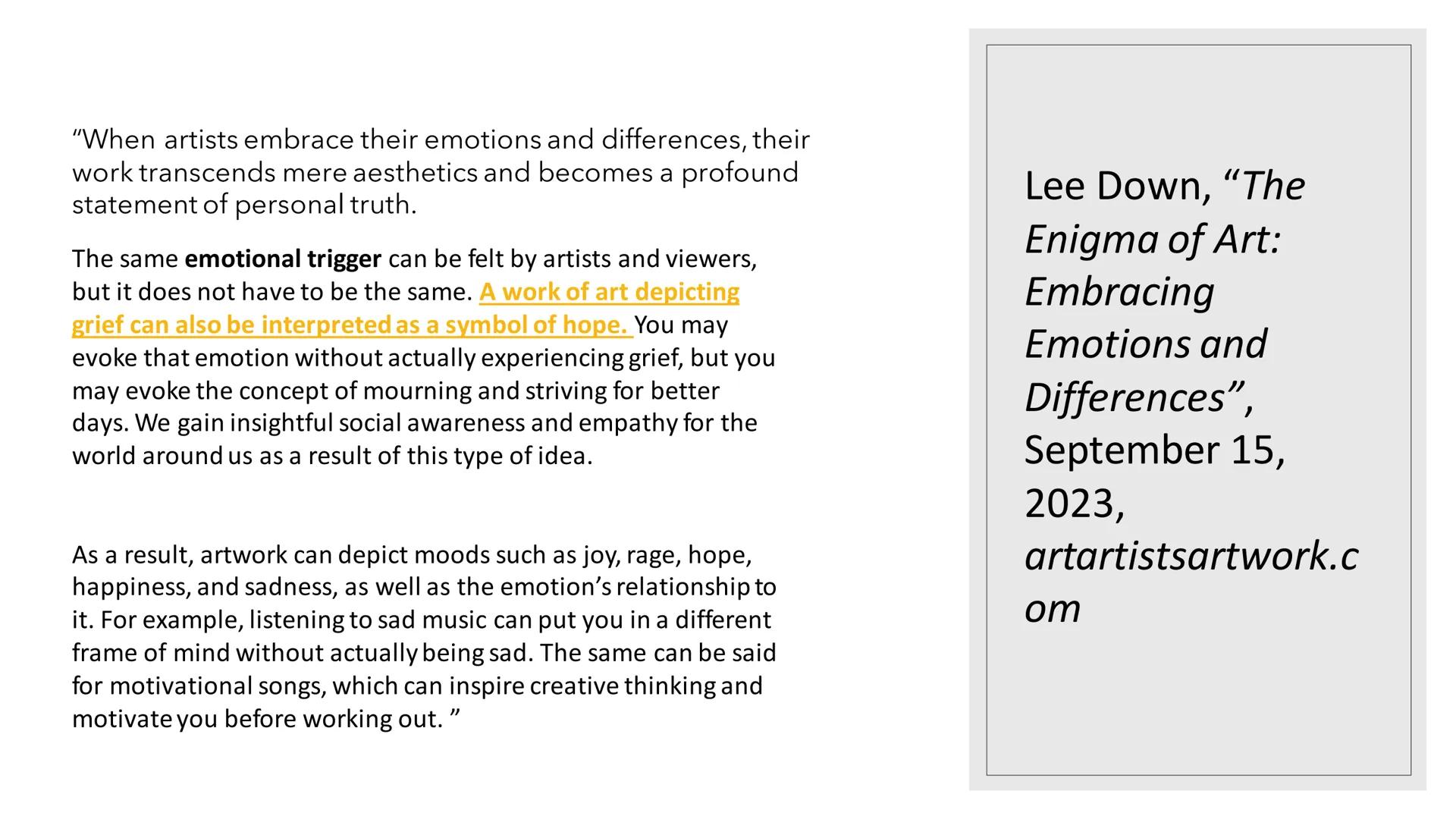 HOW CAN ARTISTS
REVEAL THEIR TRUE
SELVES THROUGH
ART?
Theme:
Expression and construction of self Table of contents
• Charlotte Brontë, Jane