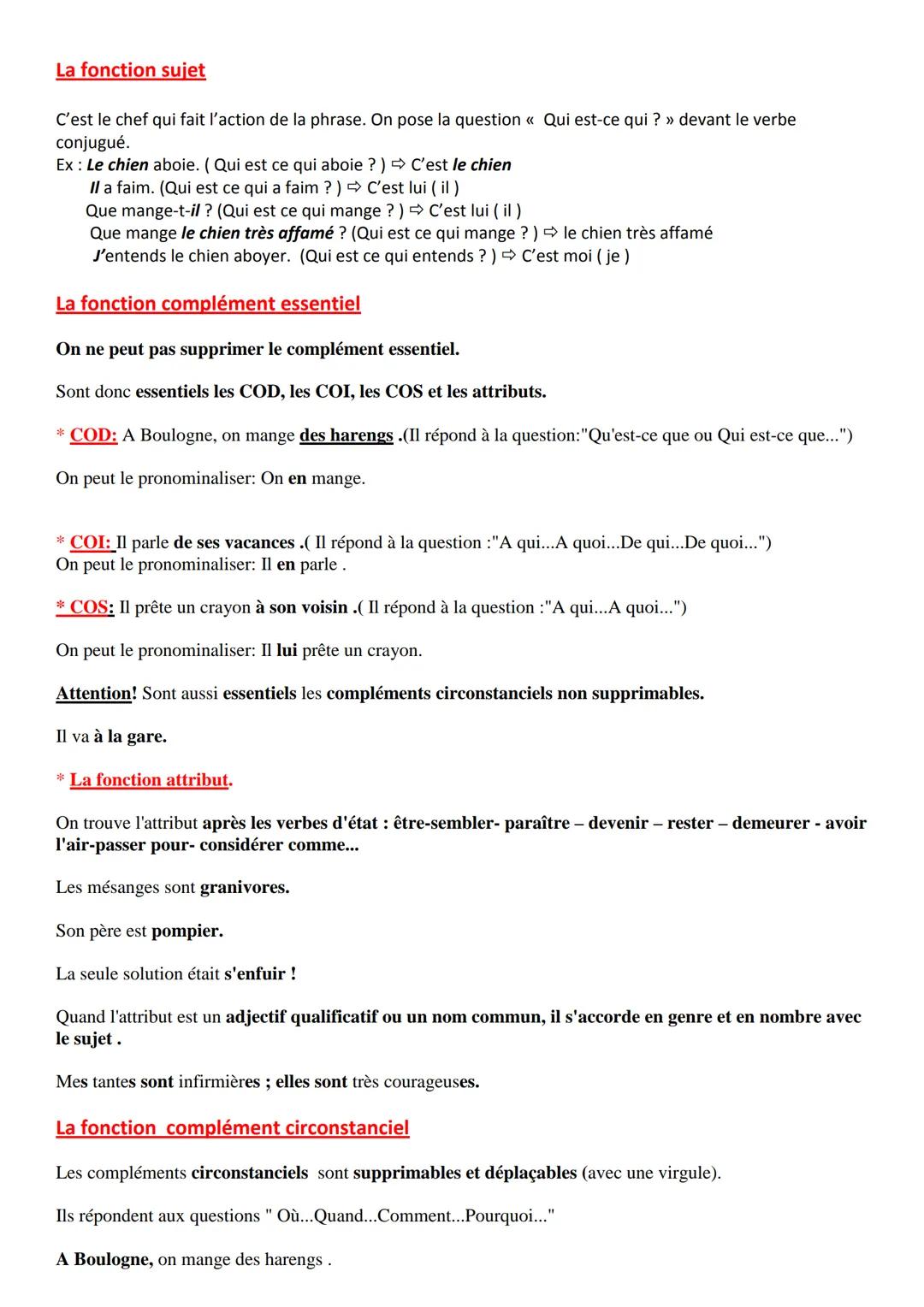 Classes et fonctions grammaticales
Le nom
Il sert à savoir de quel objet du réel on parle. Il peut être simple ou composé. Il peut être comm