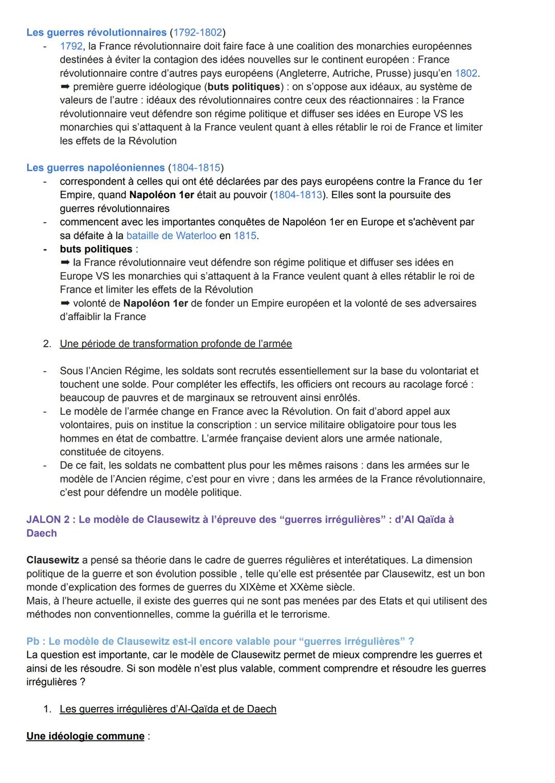 THÈME 2: Faire la guerre, faire la paix formes de conflits et modes de résolution
L'étude de ce thème a un double objectif : comprendre les