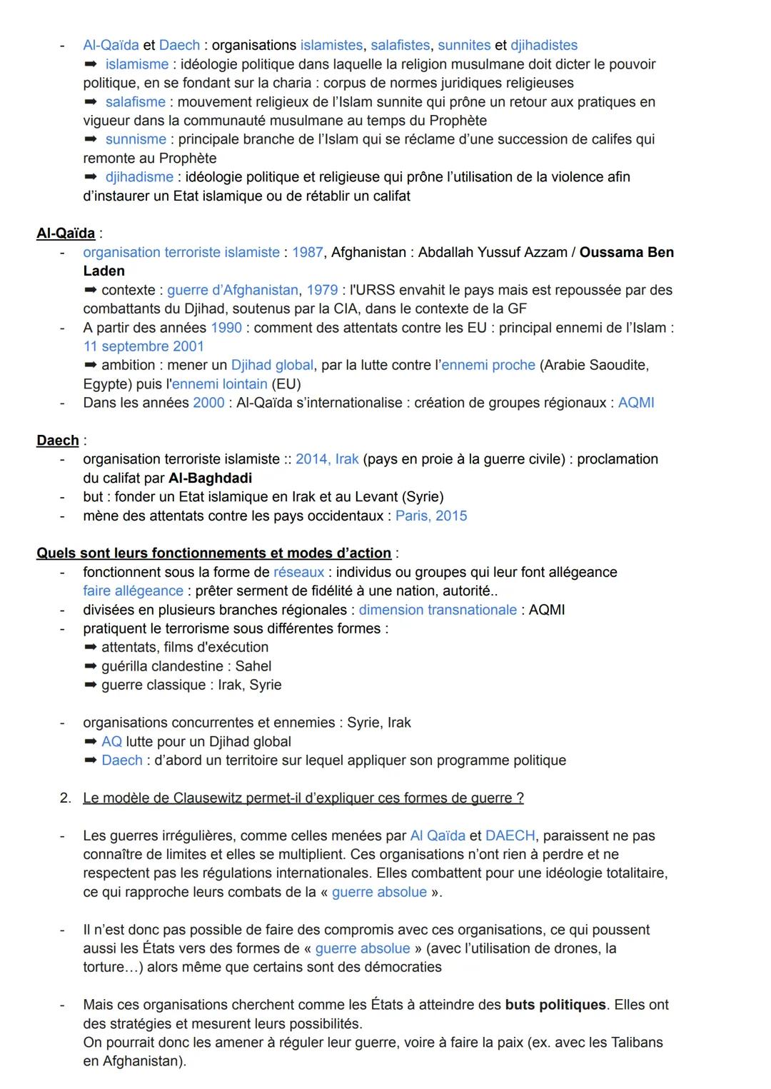 THÈME 2: Faire la guerre, faire la paix formes de conflits et modes de résolution
L'étude de ce thème a un double objectif : comprendre les