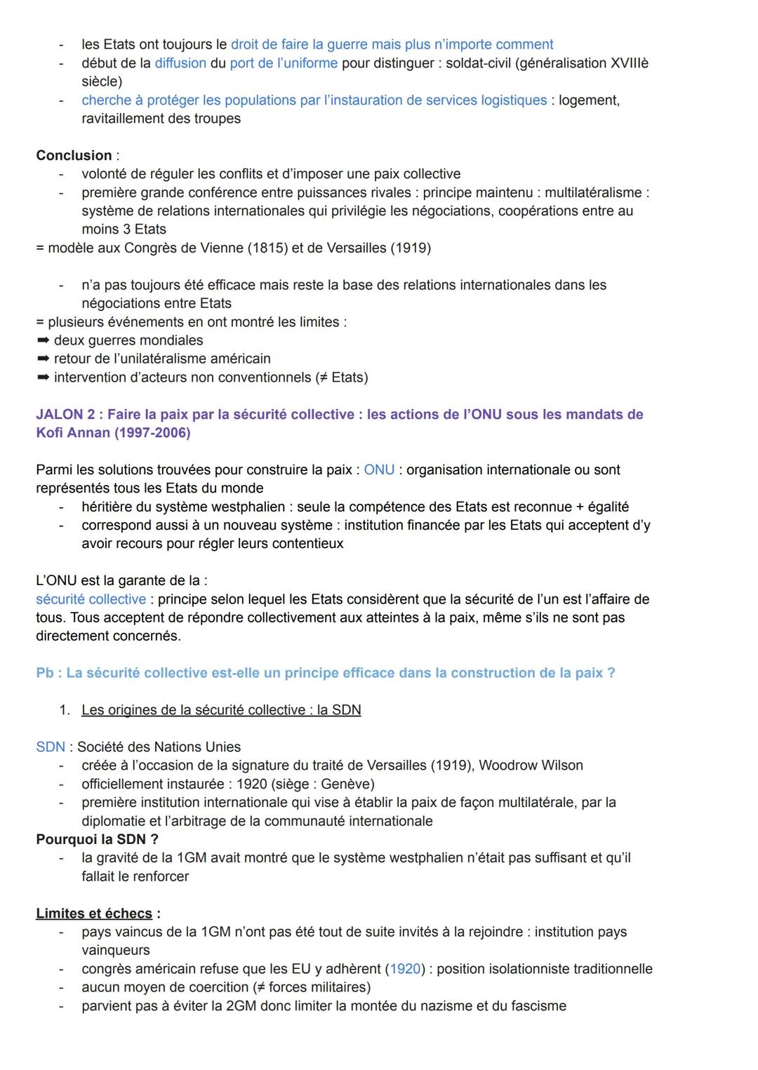 THÈME 2: Faire la guerre, faire la paix formes de conflits et modes de résolution
L'étude de ce thème a un double objectif : comprendre les
