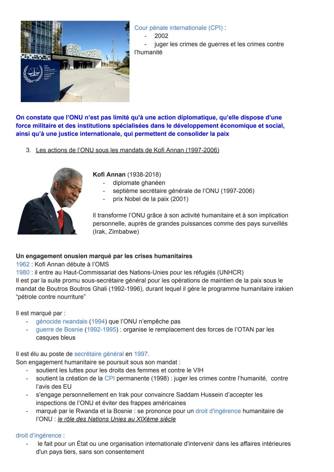 THÈME 2: Faire la guerre, faire la paix formes de conflits et modes de résolution
L'étude de ce thème a un double objectif : comprendre les