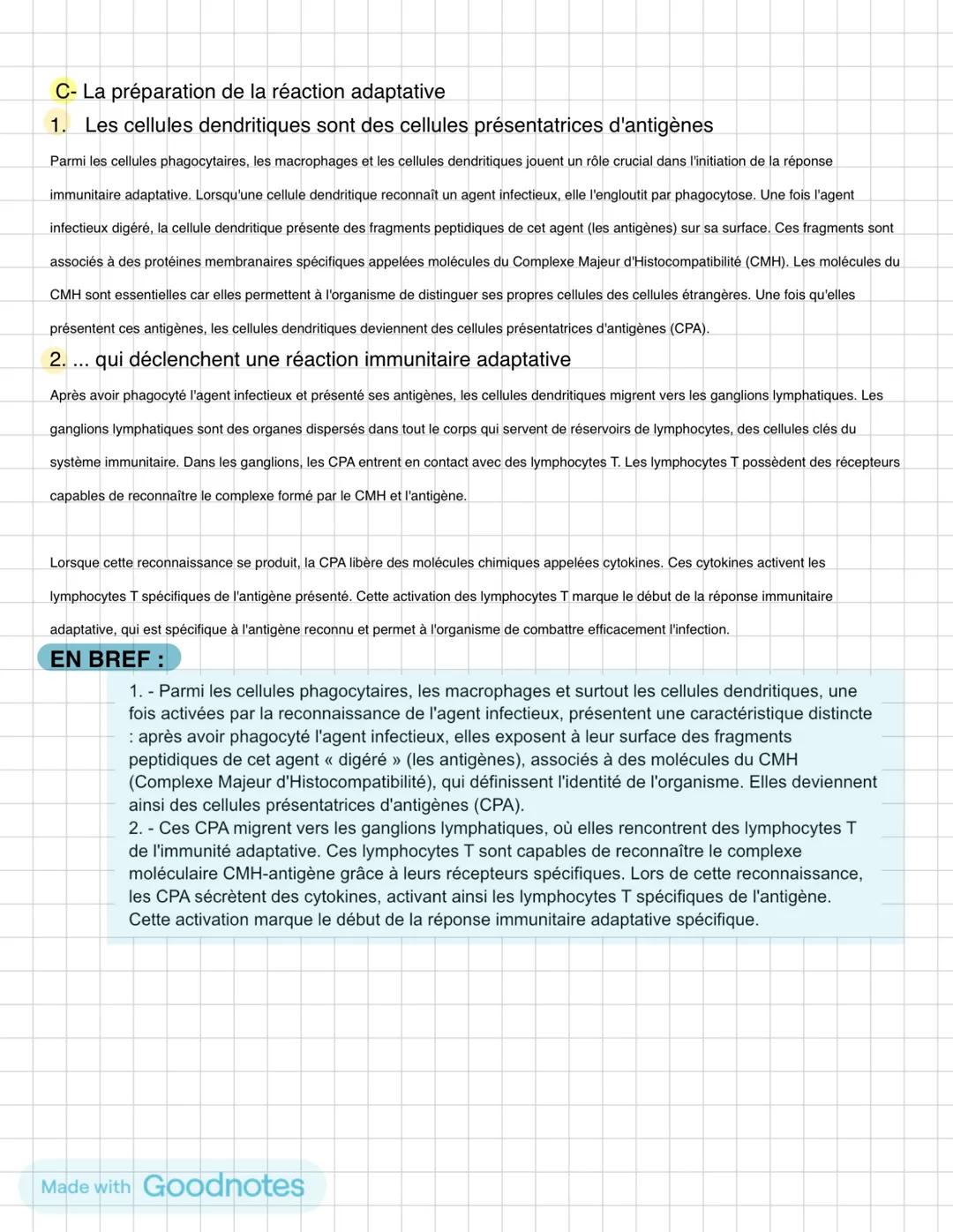 immunité innée
I-La réaction inflammatoire est la première ligne de défense immunitaire
A- Des symptômes bien identifiables
1. À l'échelle d
