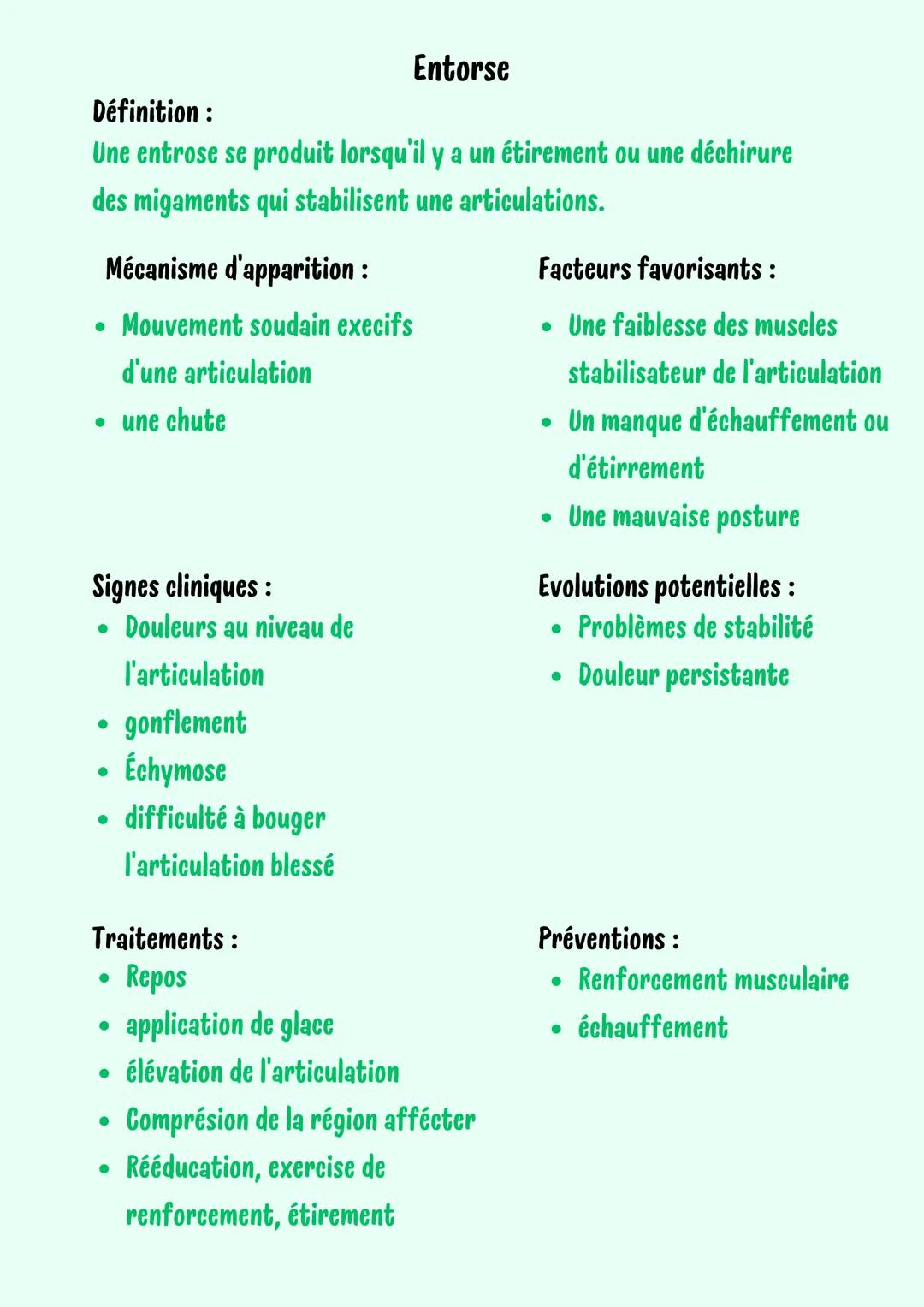Fractures
Définition:
Une fracture est la rupture totale ou potielle de la continuité de l'os.
Mécanisme d'apparition :
• Choc
• Torsion