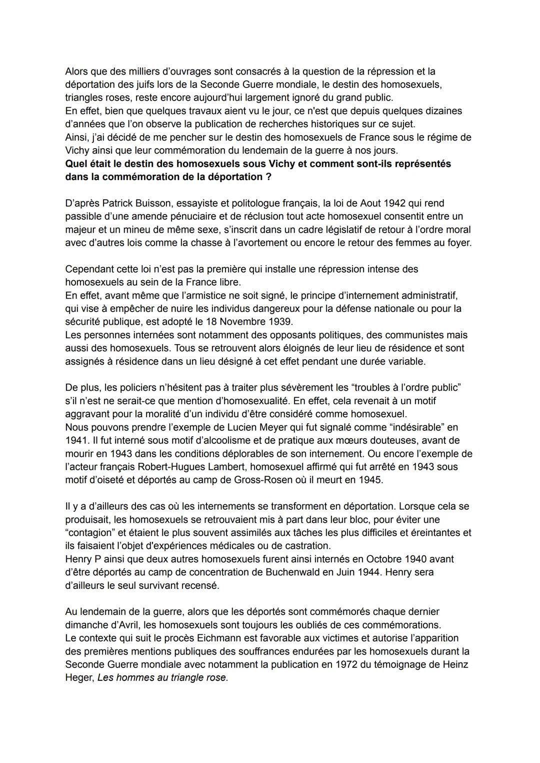 Alors que des milliers d'ouvrages sont consacrés à la question de la répression et la
déportation des juifs lors de la Seconde Guerre mondia