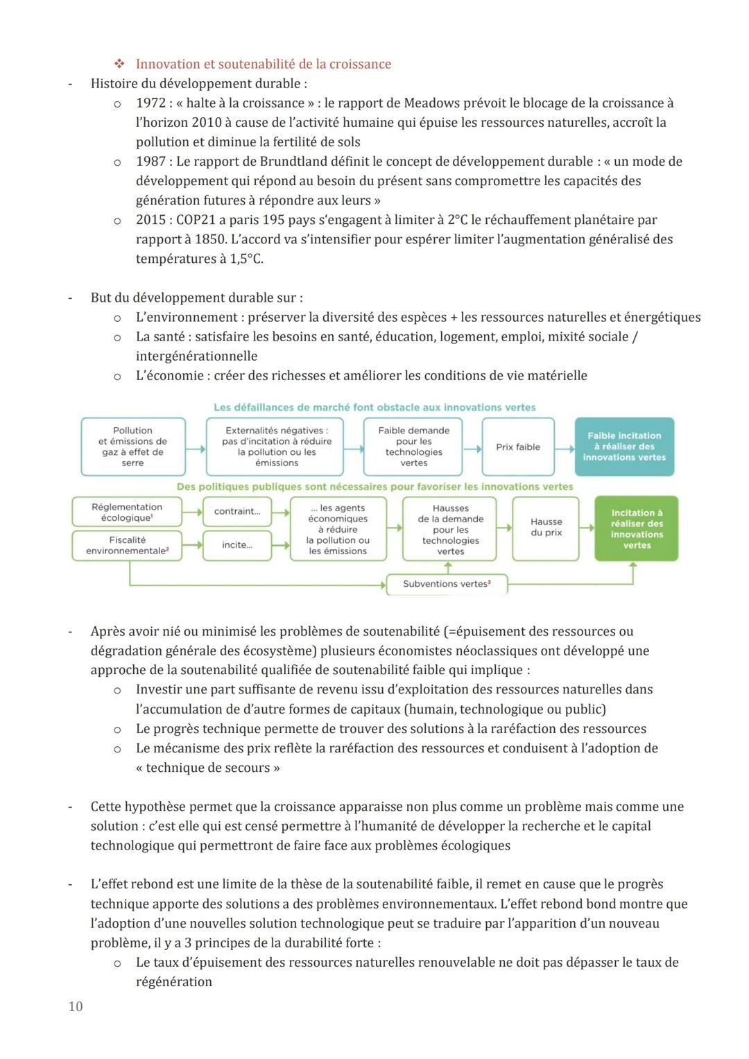 FICHE DE REVISION: QUELS SONT LES
SOURCES ET LES DEFIS DE LA CROISSANCE
ECONOMIQUE ?
1. NOTIONS IMPORTANTE
Croissance économique : la croiss