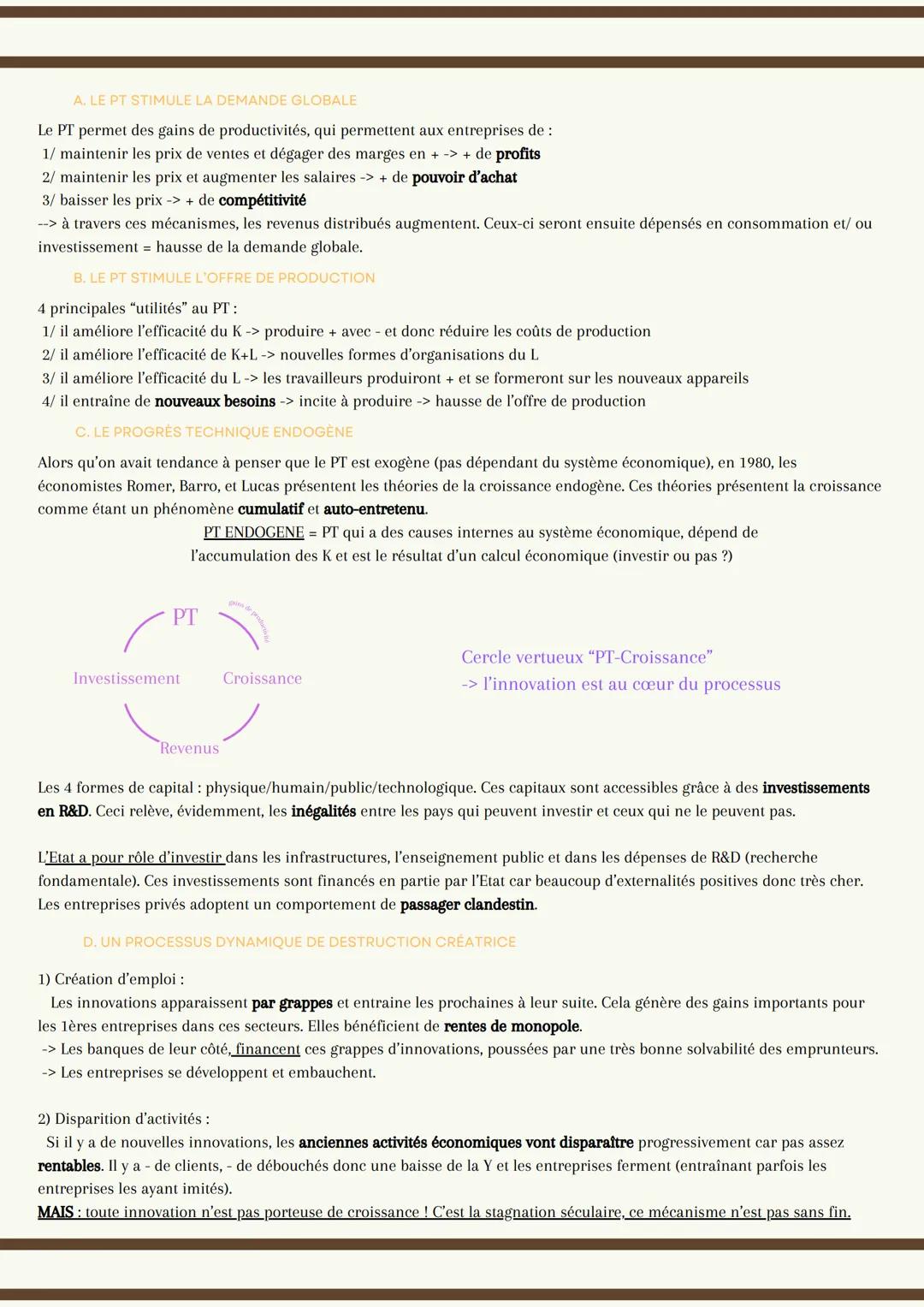 LA CROISSANCE ECONOMIQUE
PT.1: LES SOURCES
I) LES ASPECTS QUANTITATIFS ET QUALITATIFS DE LA CROISSANCE
A. ASPECT QUANTITATIF: AUGMENTATION D
