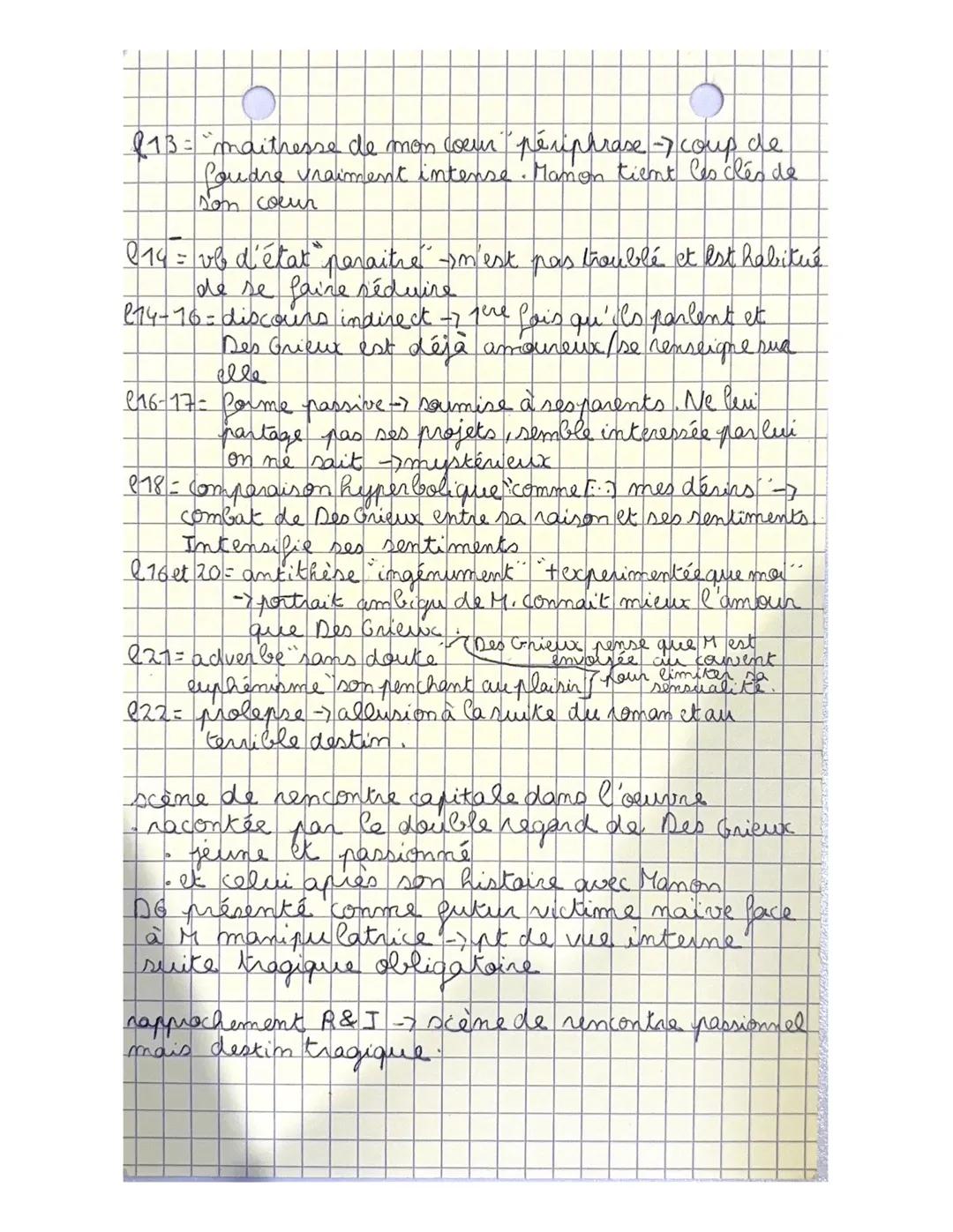 LA RENCONTRE A AMIENS- nomen
Em 1731 L'Abbé Prévost rédige et publie le
homan éponyme Manon Lescaut retracant l'histoire
du chevalier Des Gr