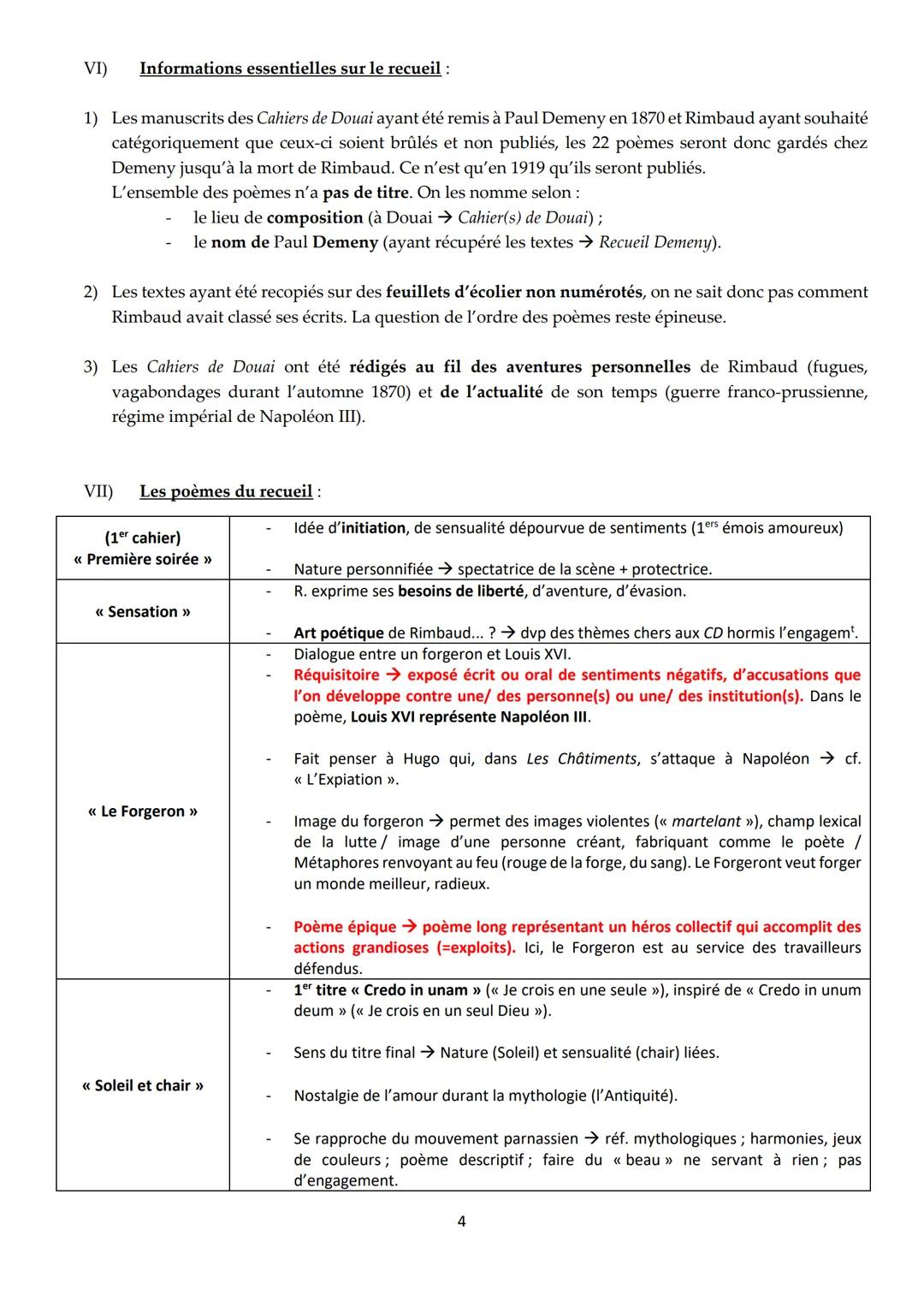 DURIEU - EAF 1re
Poésie du XIXe au XXIe siècle
Pour comprendre au mieux les Cahiers de Douai, Arthur Rimbaud, 1870
Parcours: << Emancipati