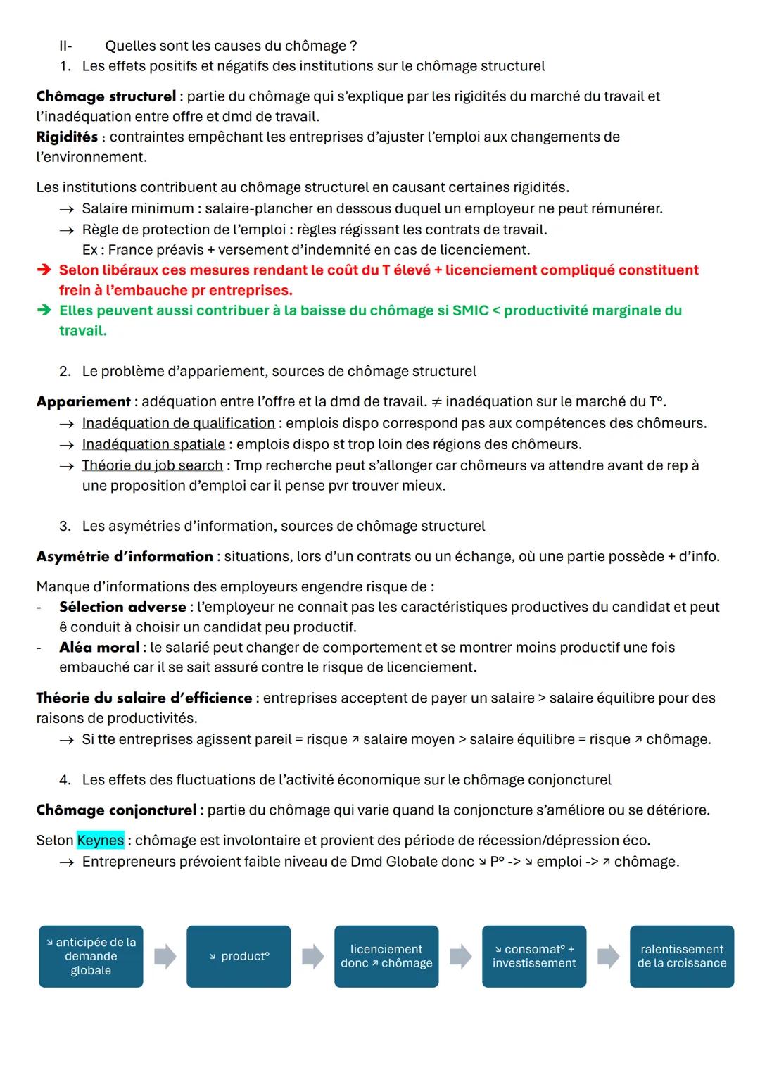|-
FICHE DE REVISION: CHAPITRE X - Lutter contre le Chômage
Comment définir et mesurer l'emploi, le chômage et le sous-emploi ?
1. Les indic