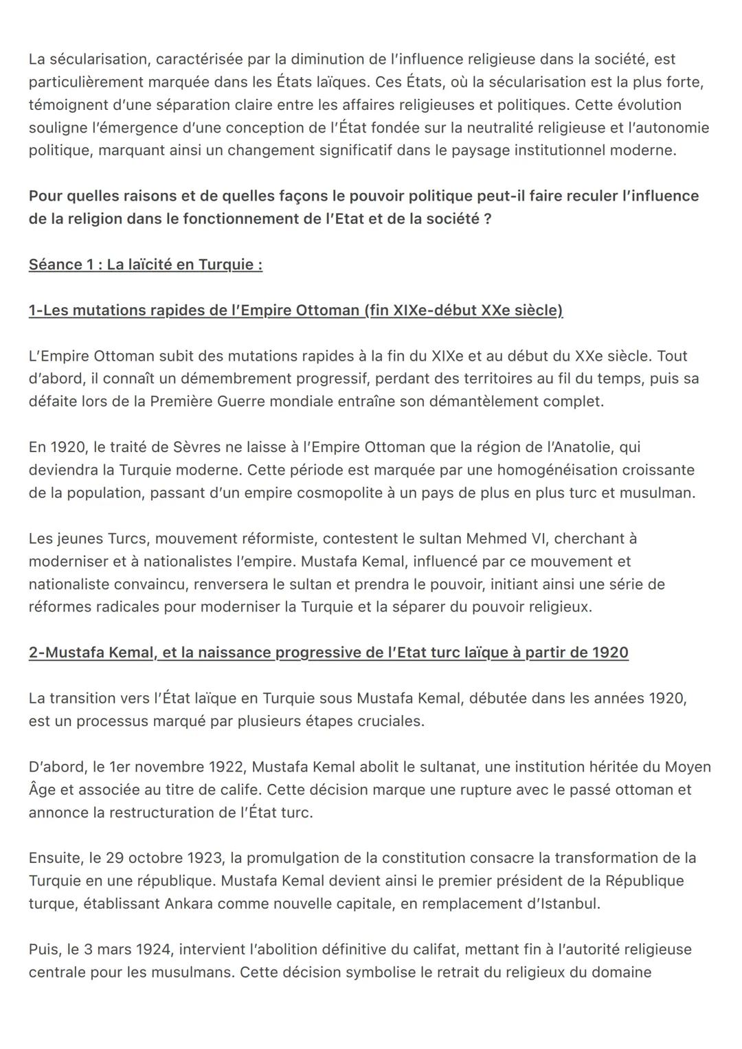 HGGSP - THÈME 3 : Relations entre États et Religions:
Introduction: États et religions aujourd'hui :
Définitions:
Religion: Du latin << reli