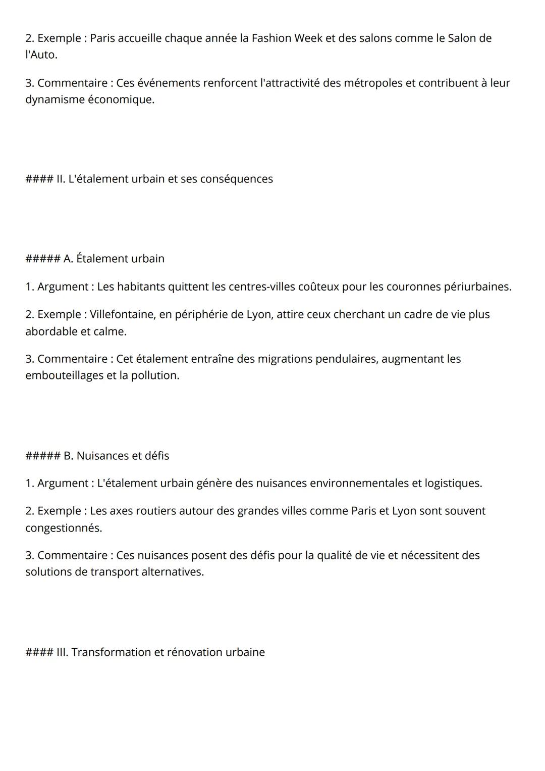 Les dynamiques des aires
urbaines françaises aujourd'hui
### Plan: Les dynamiques des aires urbaines françaises aujourd'hui
#### Introductio