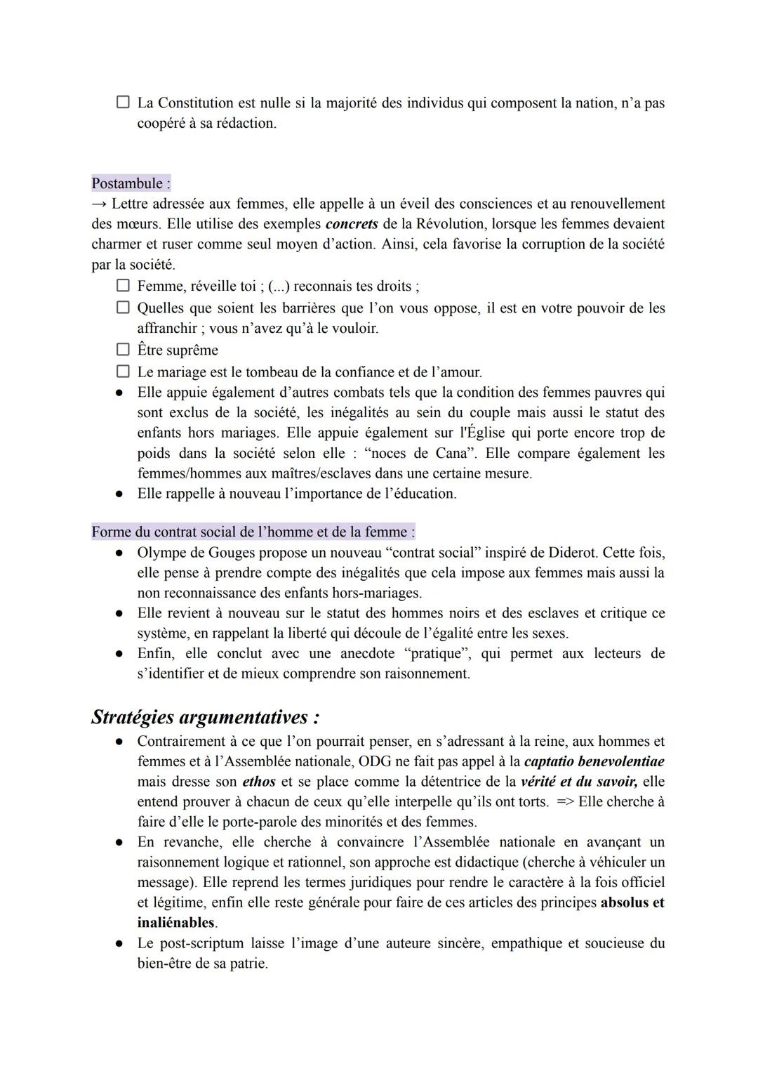 Olympe de Gouges - DDFC
Le parcours :
Écrire : écriture instrumental. fonction utilitaire de la littérature.
Meilleure moyens de lutter cont