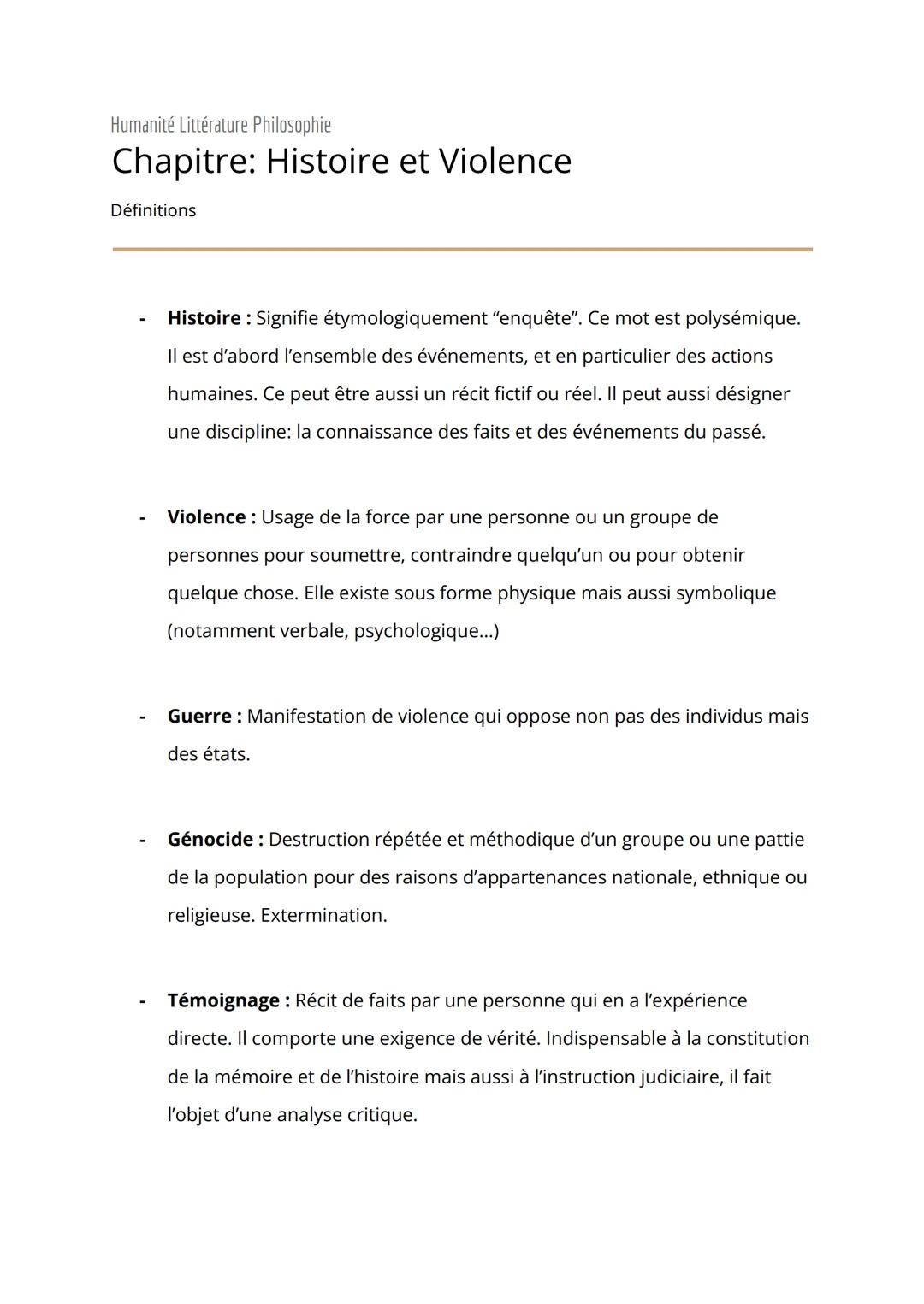 Humanité Littérature Philosophie
# Chapitre: Éducation Transmission
## Émancipation
Définitions
- Éducation: Mise en œuvre des moyens de f