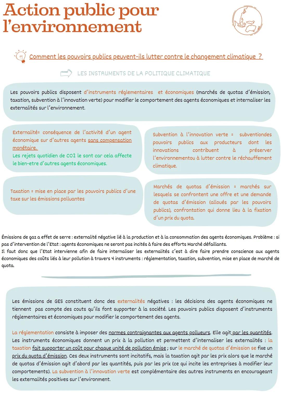 # Action public pour
l'environnement
Introduction/Amorce
D'après le GIEC (= groupe d'experts intergouvernemental sur l'évolution du climat