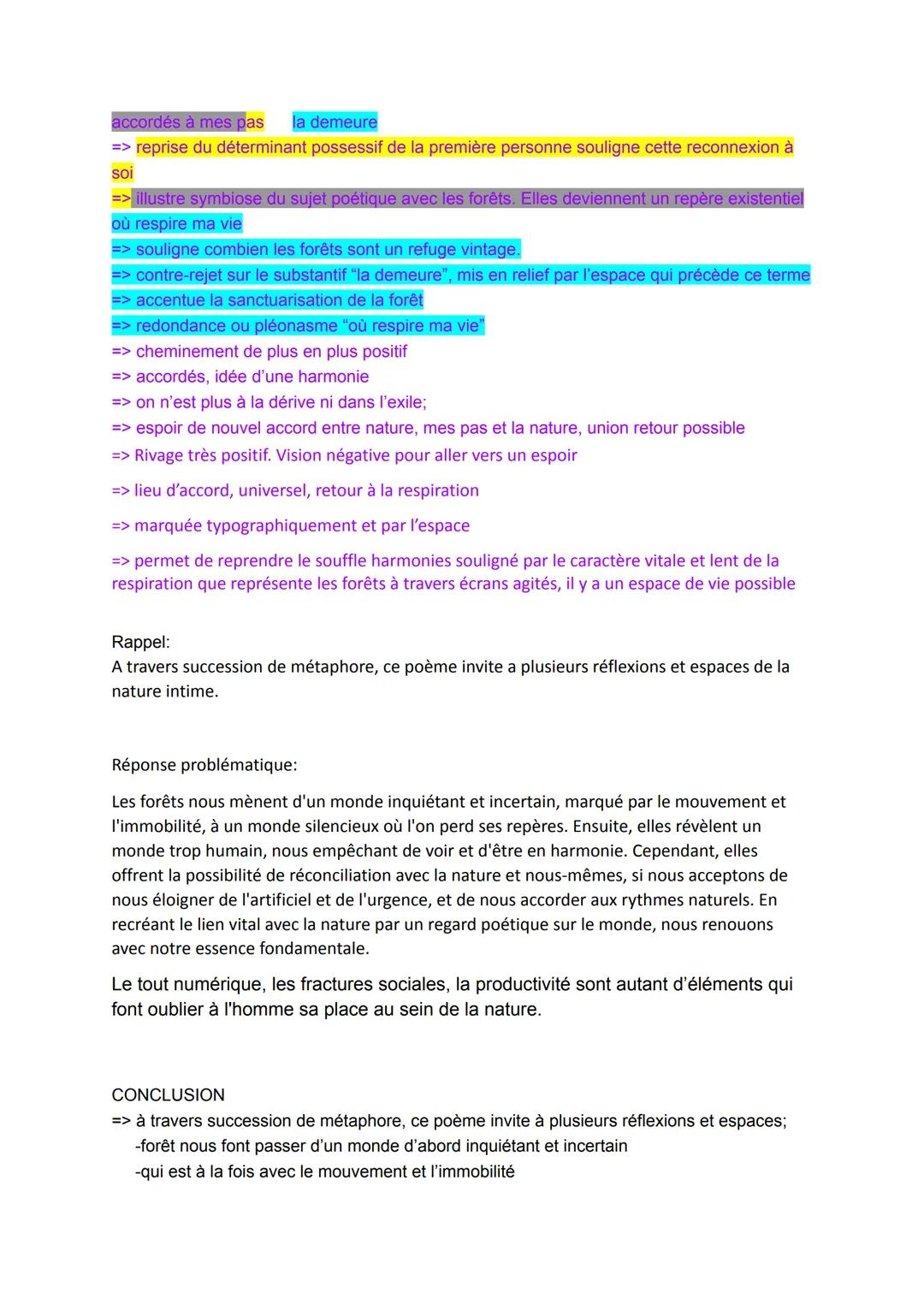 # Texte 10 Mes forets
Présentation:
Hélène Dorion, née en 1958, est une poétesse est une écrivaine du 20ème et du
21ème siècle. Son œuvre e