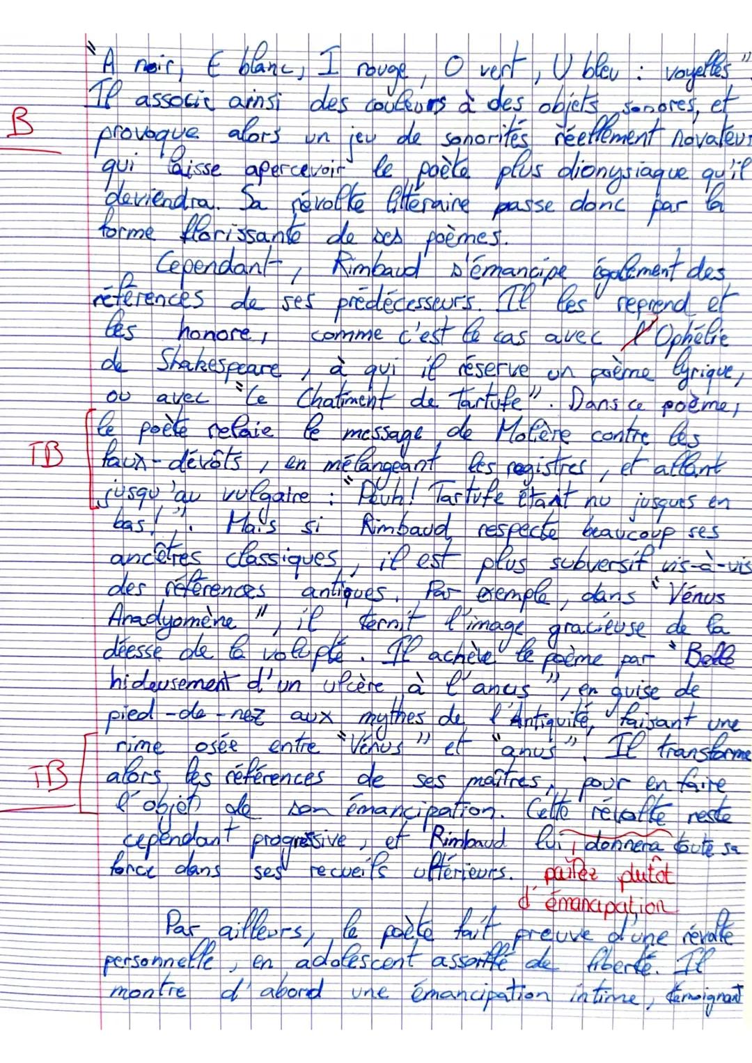 18
Timothée
Derendare
P5
b
1
Français - Dissertation
04/05124
Excellent travail Problématique et plan pertiments
Une bonne connaissance des