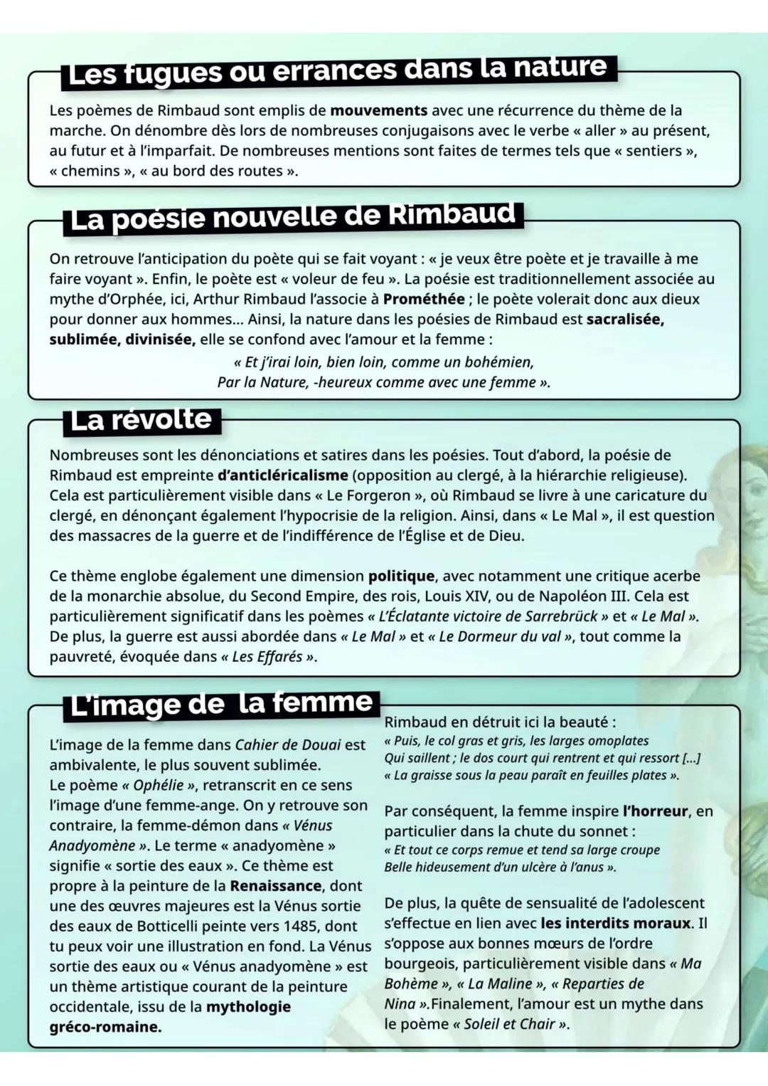 # Cahiers de Douai
Arthur Rimbaud
Qui était Arthur Rimbaud?
Arthur Rimbaud est un poète français, né le 20 octobre 1854 à Charleville
et
