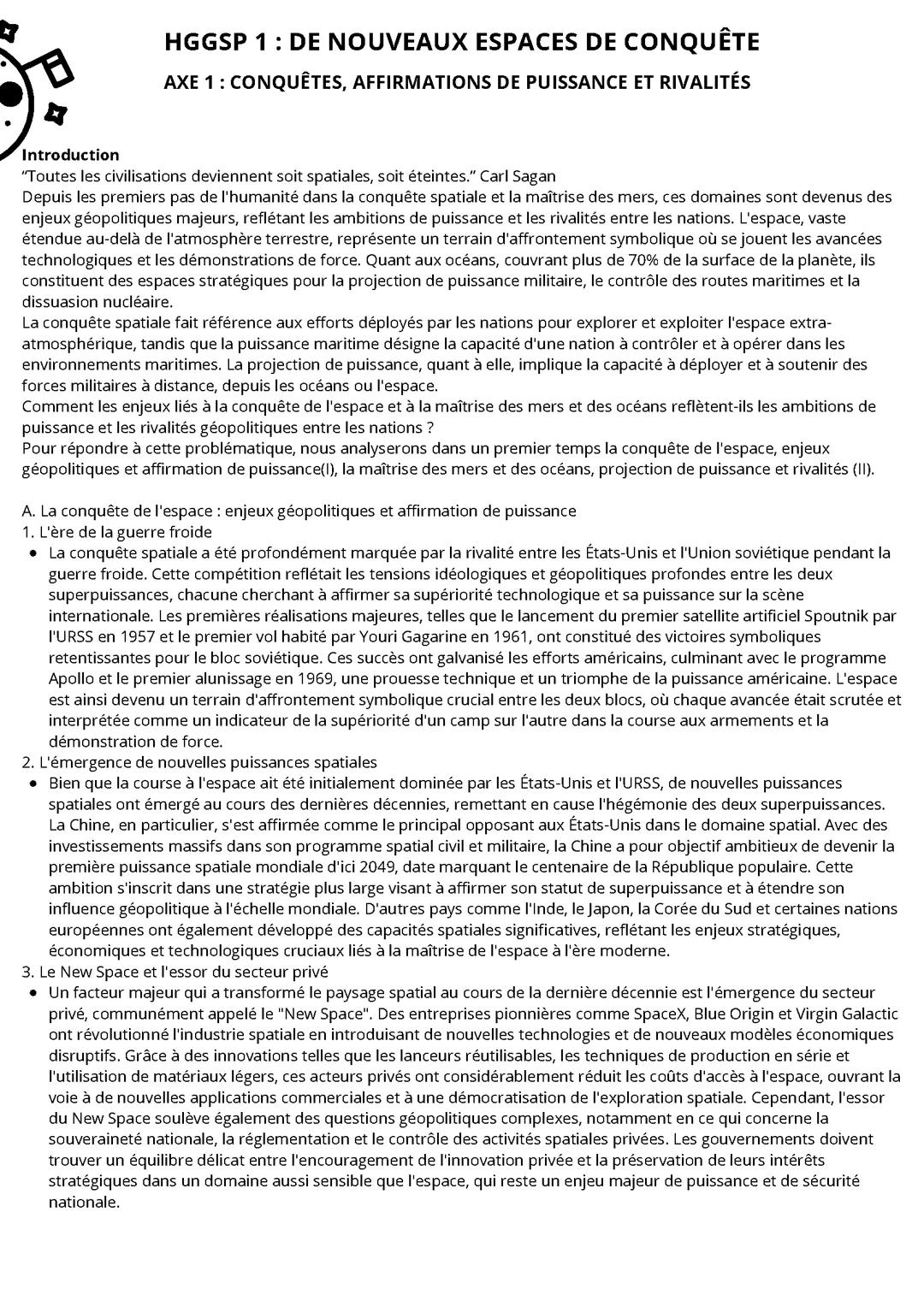 AXE 1 : CONQUÊTES, AFFIRMATIONS DE PUISSANCE ET RIVALITÉS