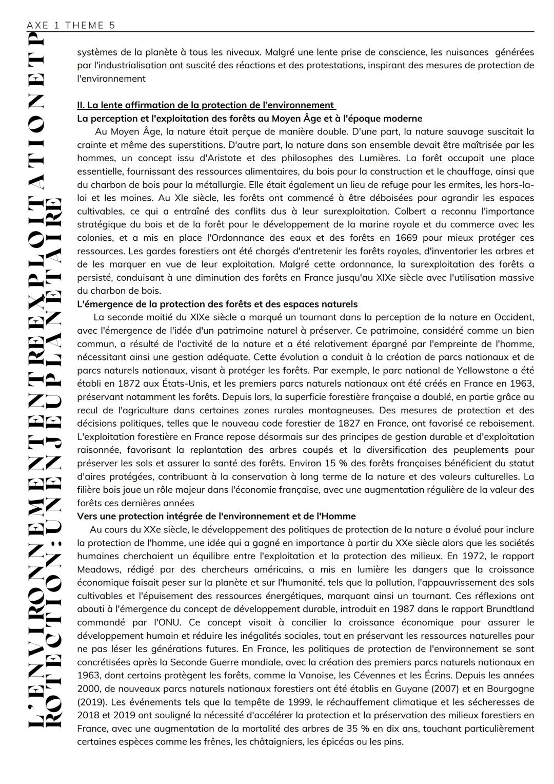 AXE 1 THEME 5
Introduction
"Nous n'héritons pas de la Terre de nos parents, nous l'empruntons à nos enfants." Antoine de Saint
Exupéry
La