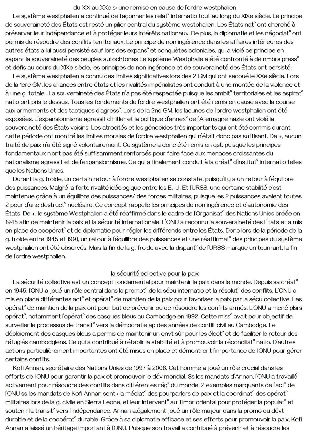 # Les défis de la construction de la paix
axe 2 thème 2
introduction
"La paix est un rêve suspendu". Kofi Annan.
Le conflit de la g. de 3