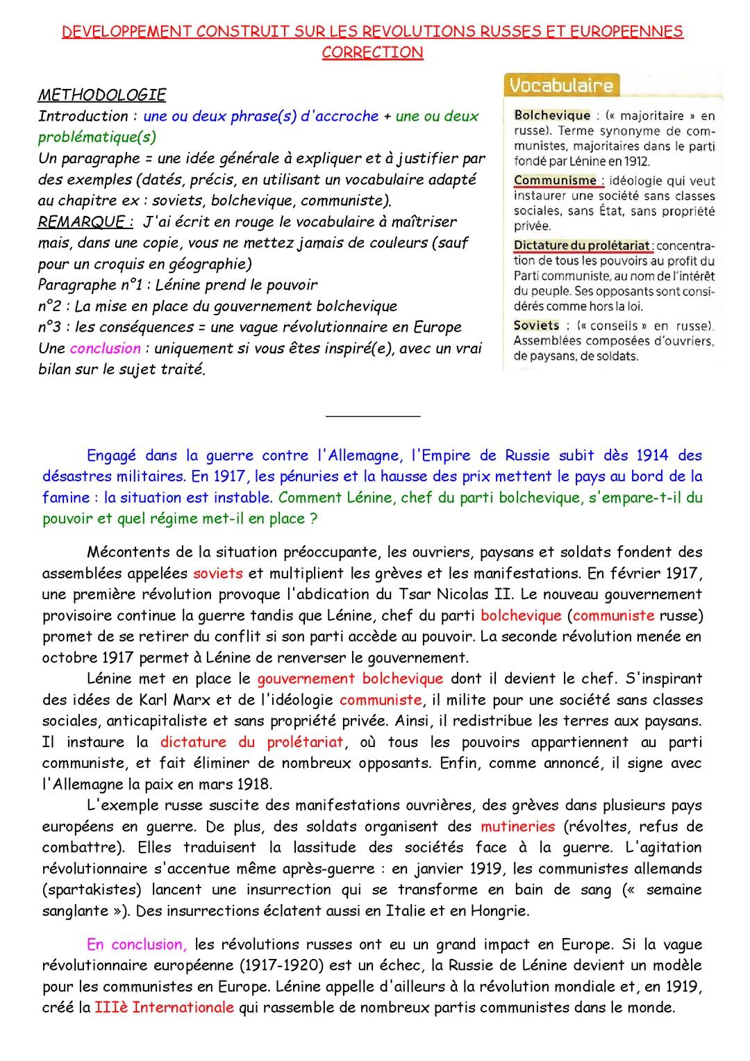 Les revolution russe