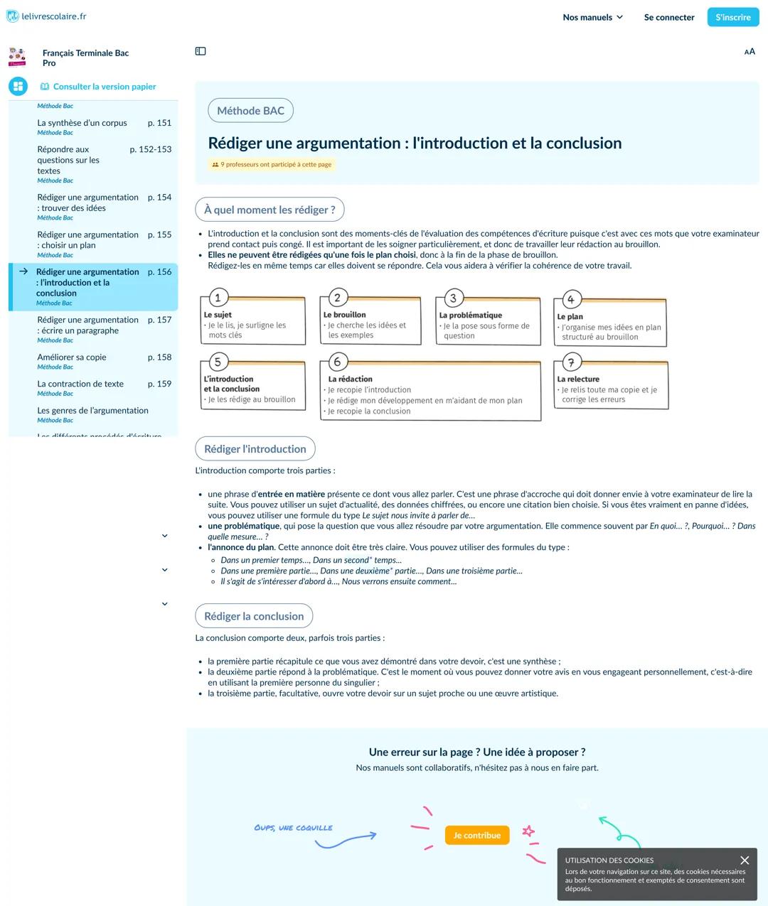 # lelivrescolaire.fr
Français Terminale Bac
Pro
Consulter la version papier
Méthode Bac
La synthèse d'un corpus
Méthode Bac
р. 151
Répo