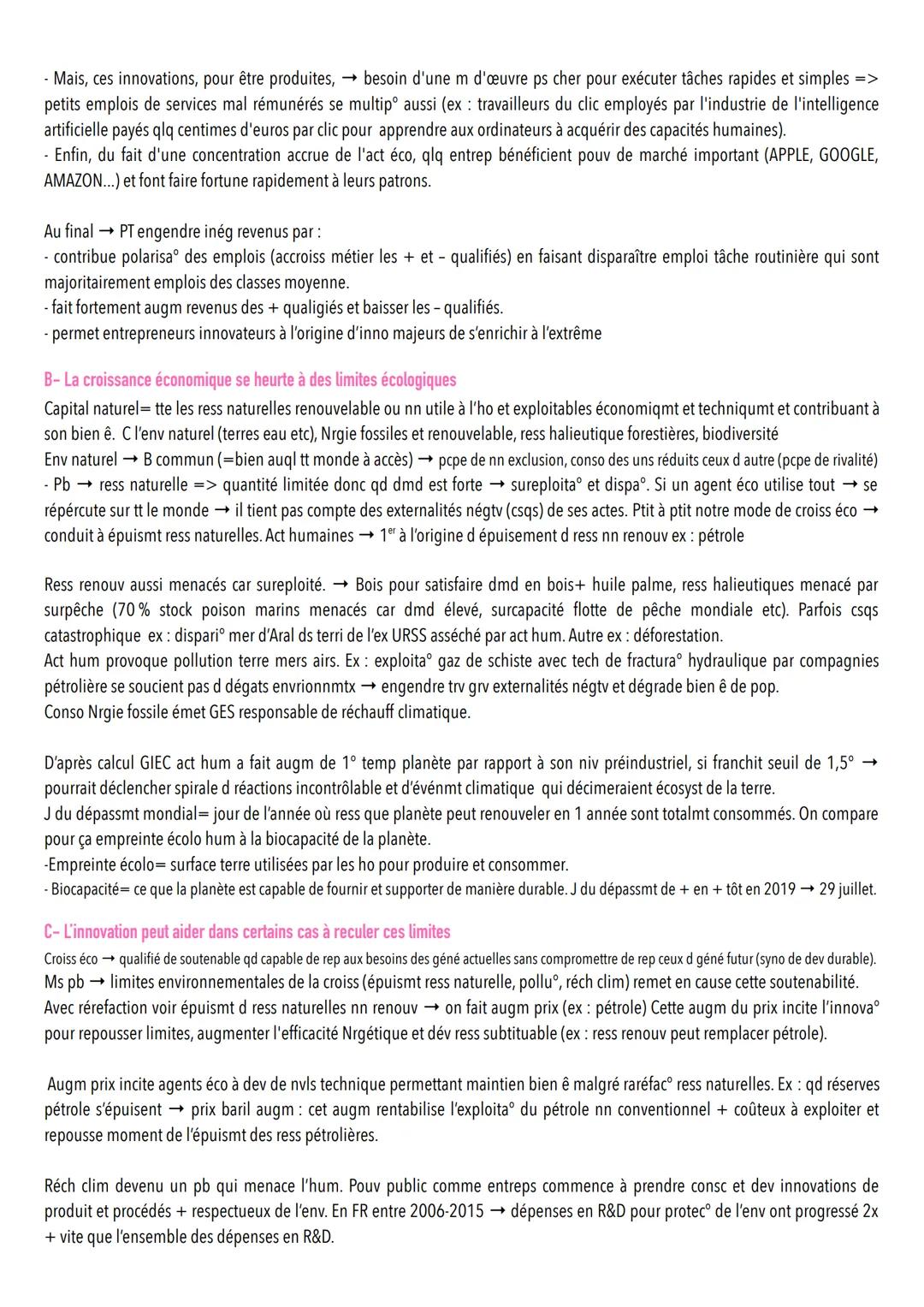 Chapitre 1: Quelles sont les sources et les défis de la croissance économique ?
I-Qu'est-ce que la croissance économique et quelles sont ses
