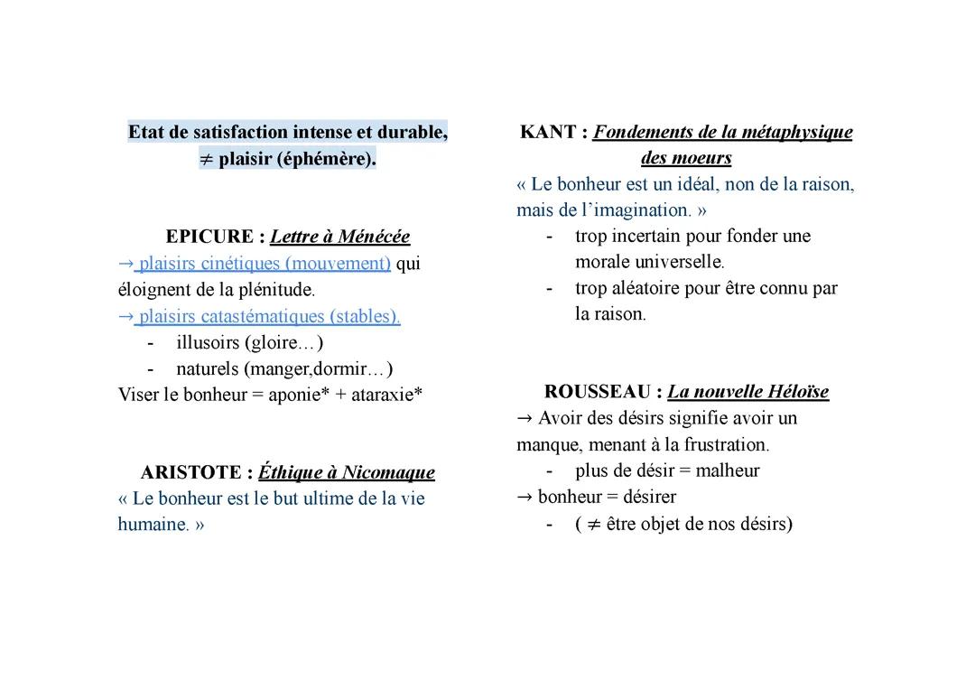 17 notions de philosophie