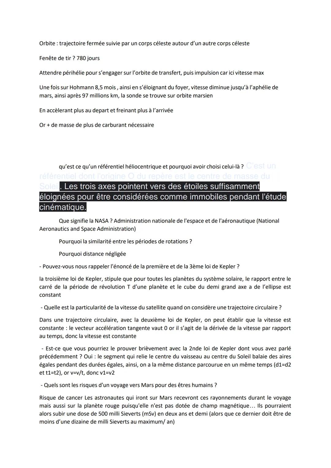 Comment faire un voyage jusque Mars de manière économe ?
I Introduction: contexte et problématique
Mars est une planète qui a intrigué les h