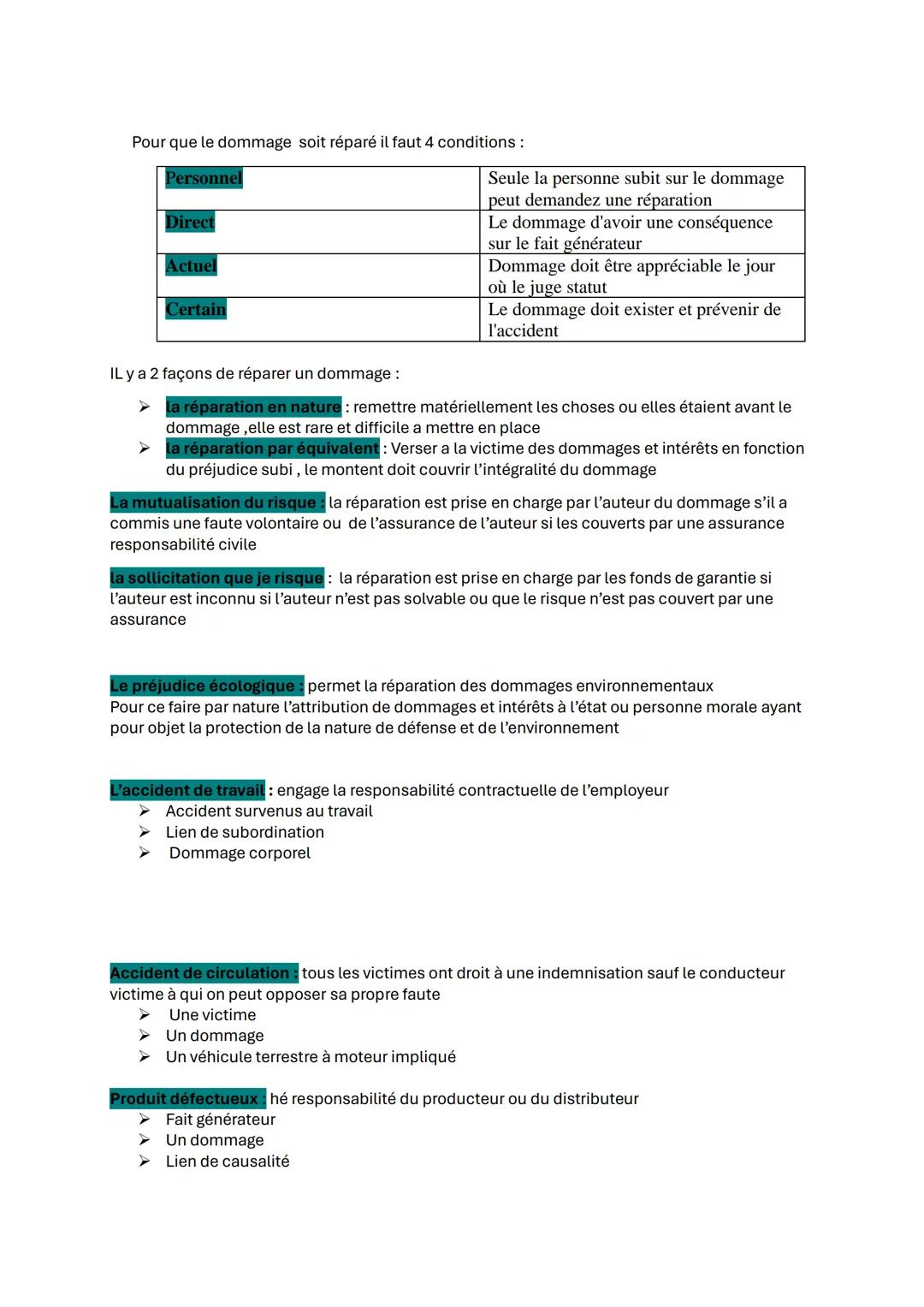 BAC DROIT
4 types d'obligations
- Obligation d'information : le débiteur est tenu d'informer au créancier des caractéristique
essentiels du