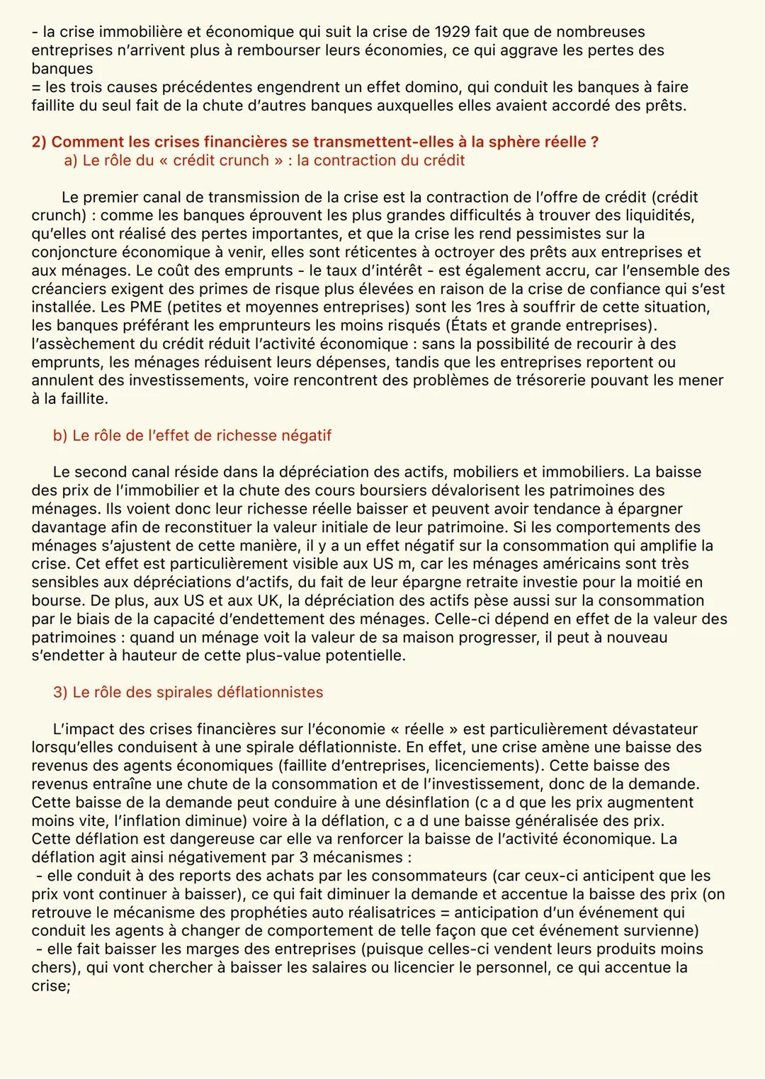 Comment expliquer les crises financières et réguler le système financier ?
• Si l'ère industrielle a marqué le début d'un processus de croi