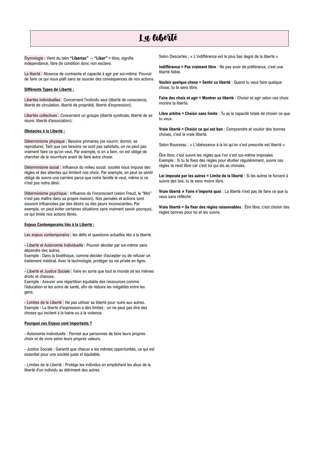 FICHES NOTIONS PHILOSOPHIE + MÉTHODE DISSERTATION La vérité
Définition :
- Du latin « vertitas >>
- la vérité : la correspondance entre nos