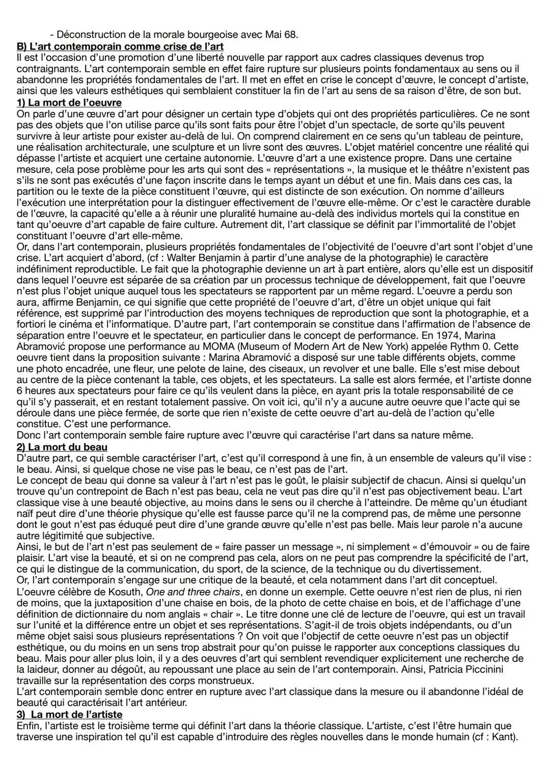 # Création, continuité et rupture
Le titre même de cette << notion >> (l'humanité en question) montre en lui-même toute la perplexité qui c